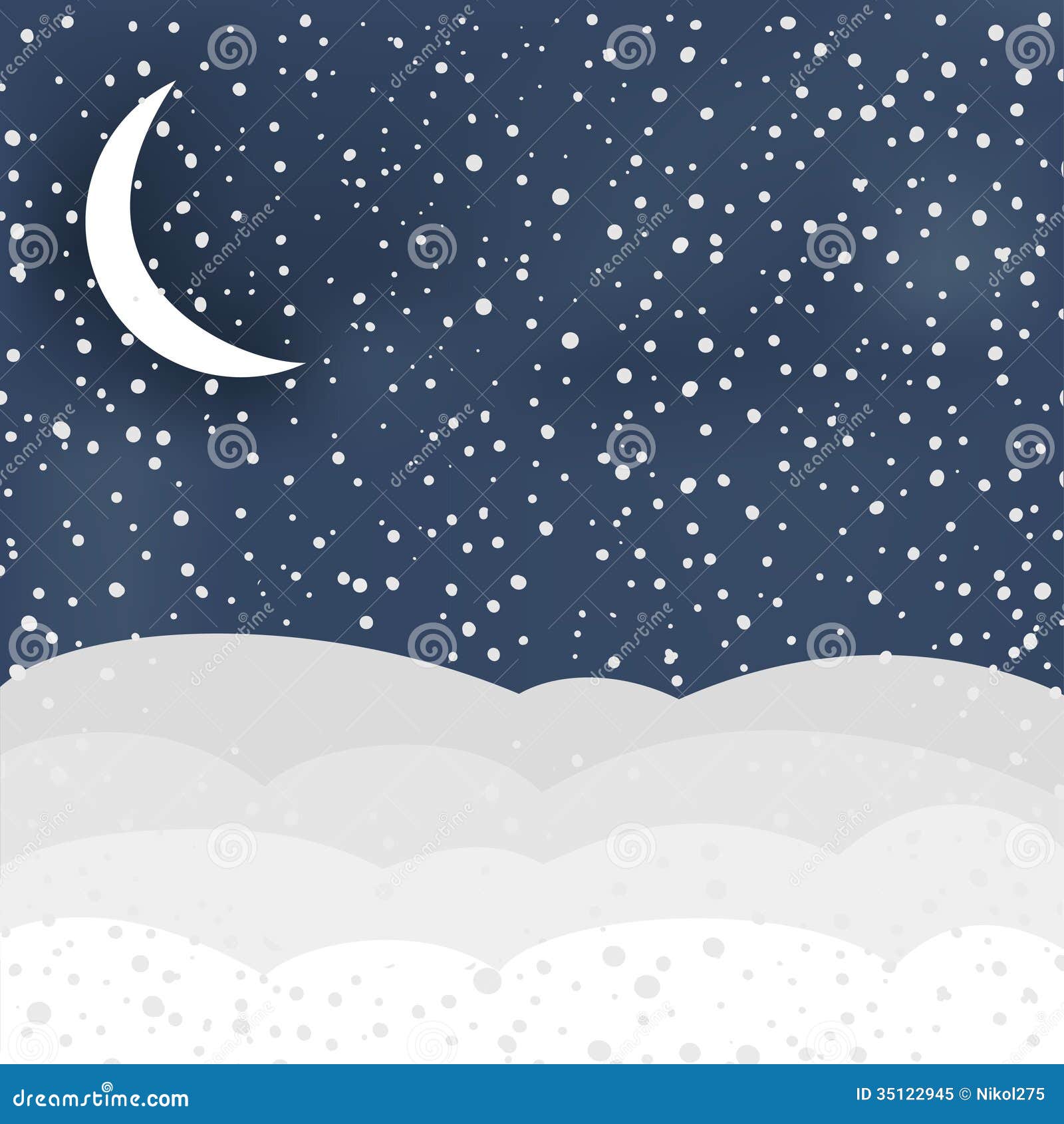 Download Winter scene in vector stock vector. Illustration of cold ...