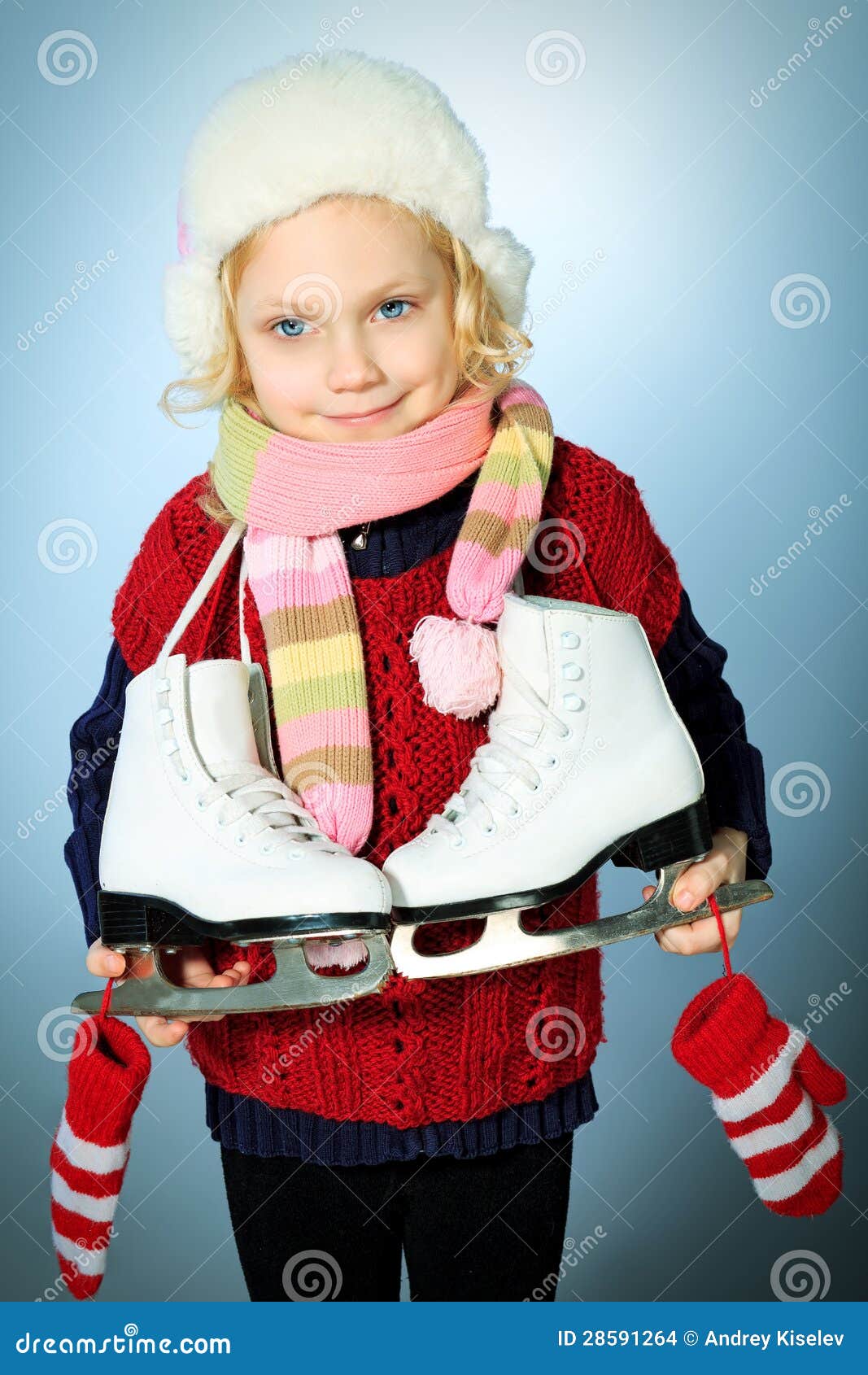 Winter sports stock photo. Image of girl, preschooler 28591264