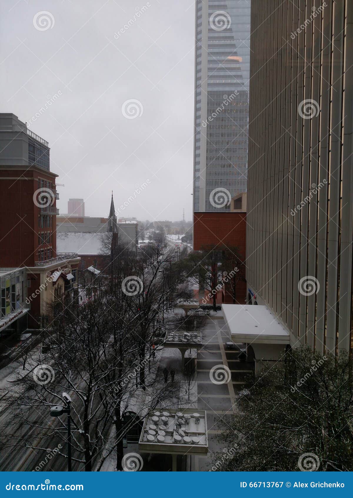 Winter Storm Passing through Charlotte North Carolina Stock Image Image of charlit, cold 66713767