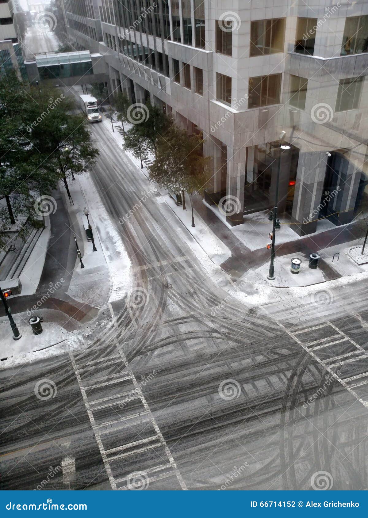 Winter Storm Passing through Charlotte North Carolina Stock Photo Image of sleet, covered