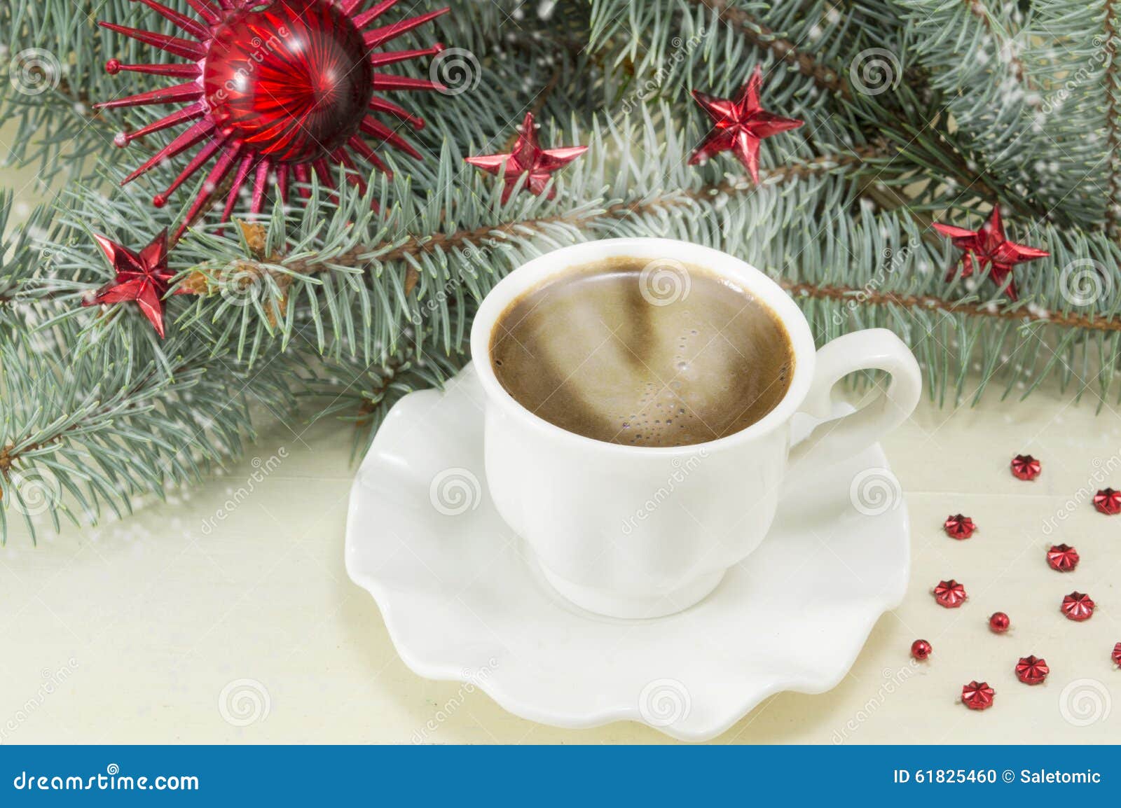 Winter is Time for Hot Coffee Stock Photo - Image of christmas ...