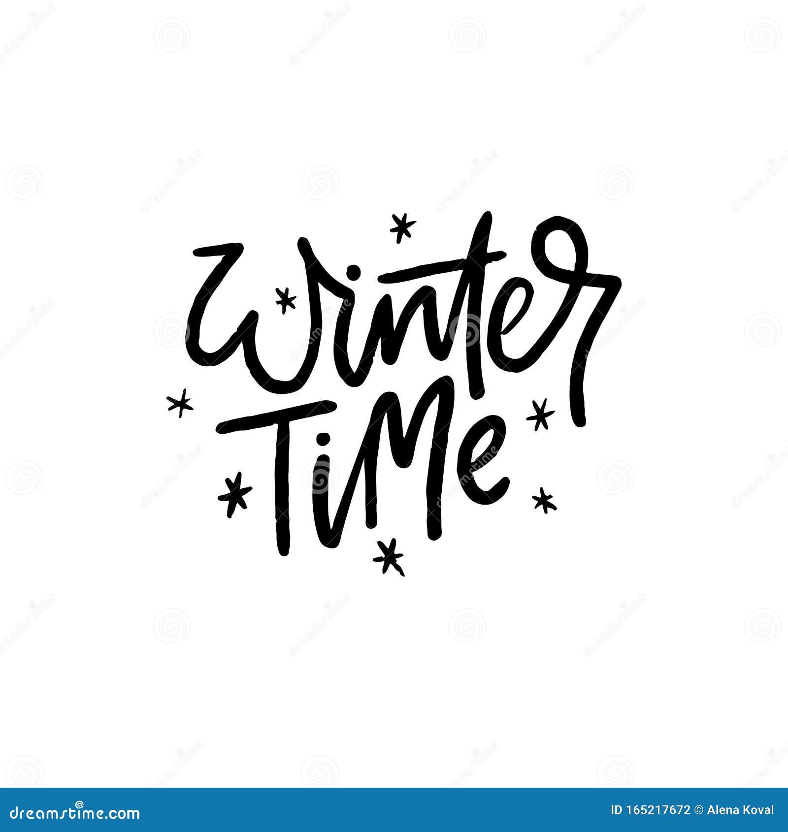 Winter Time Social Media Banner Vector Template. Wintertime Postcard ...