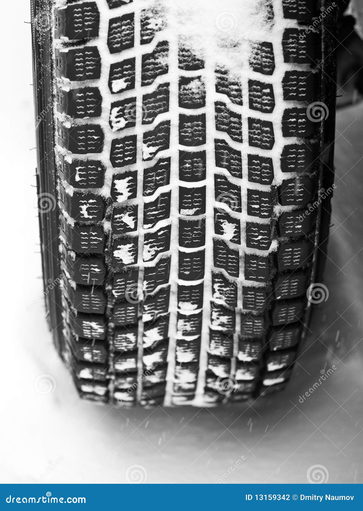 Winter tyre on a vehicle stock photo. Image of packed 13159342