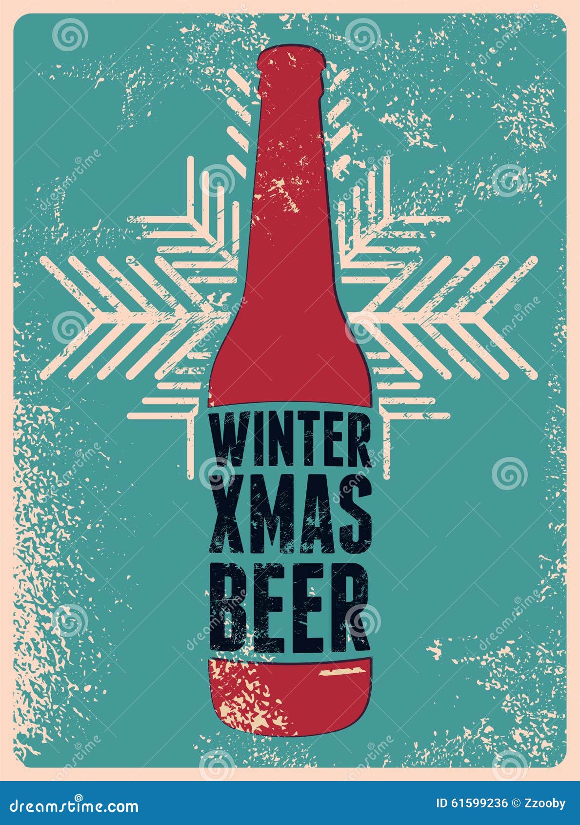 Winter Weihnachten Bier Typografisches Retro Schmutz Weihnachtsbierplakat Auch Im Corel Abgehobenen Betrag Vektor Abbildung Illustration Von Weihnachtsbierplakat Betrag