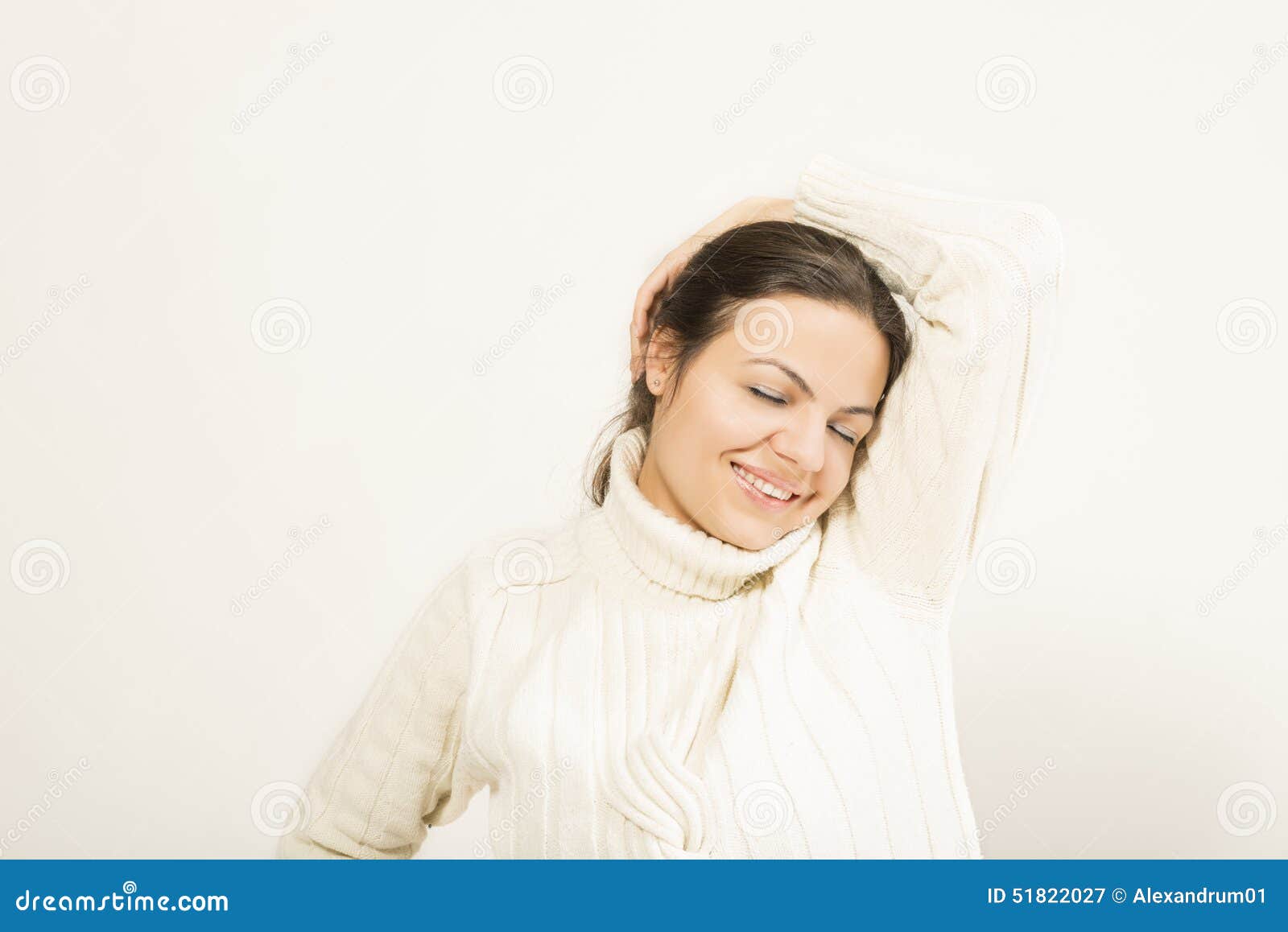 Winter Woman. stock image. Image of fashion, expressing - 51822027