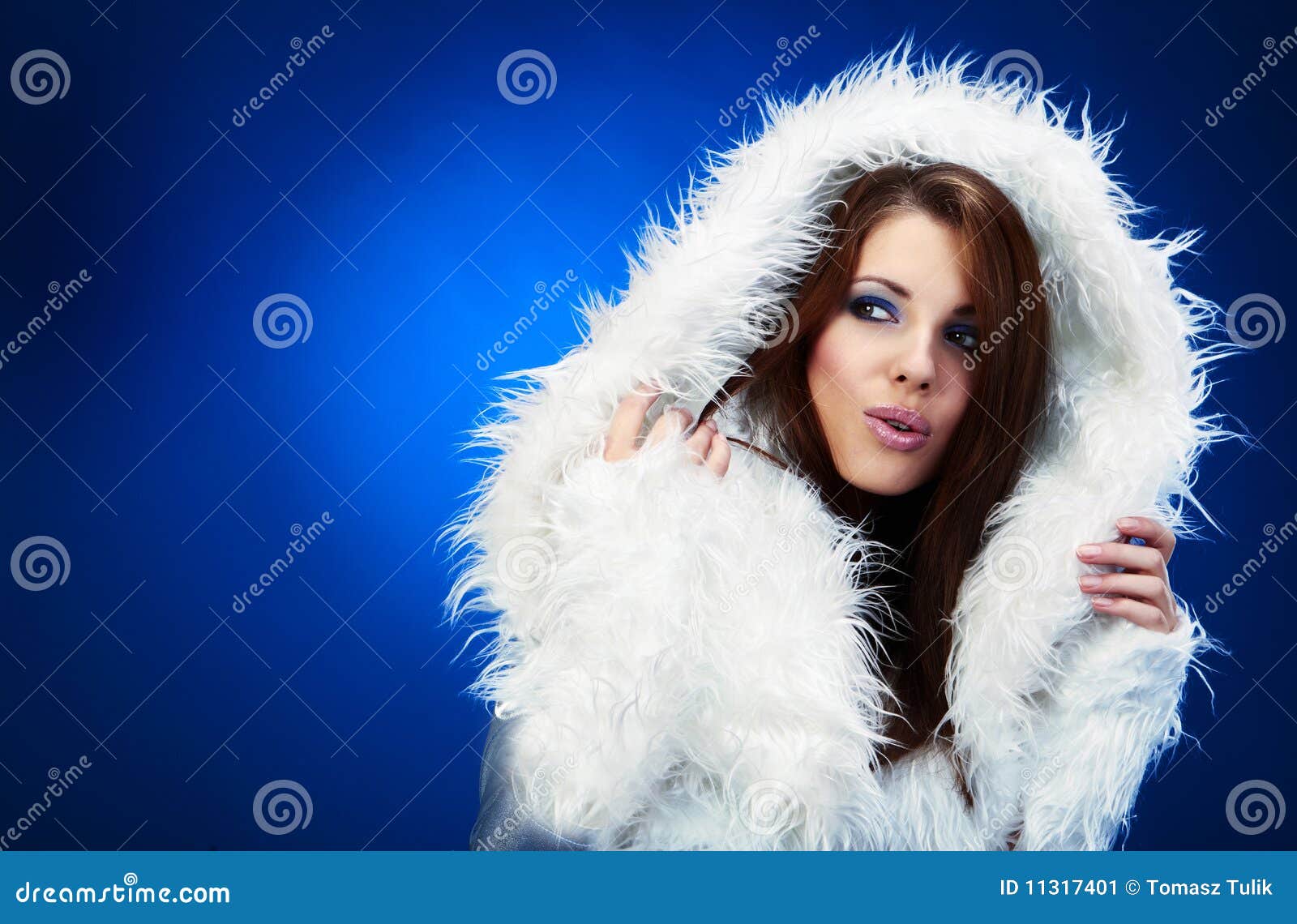 Winter Woman, Fantasy Fashion Stock Image - Image of skincare, silver ...