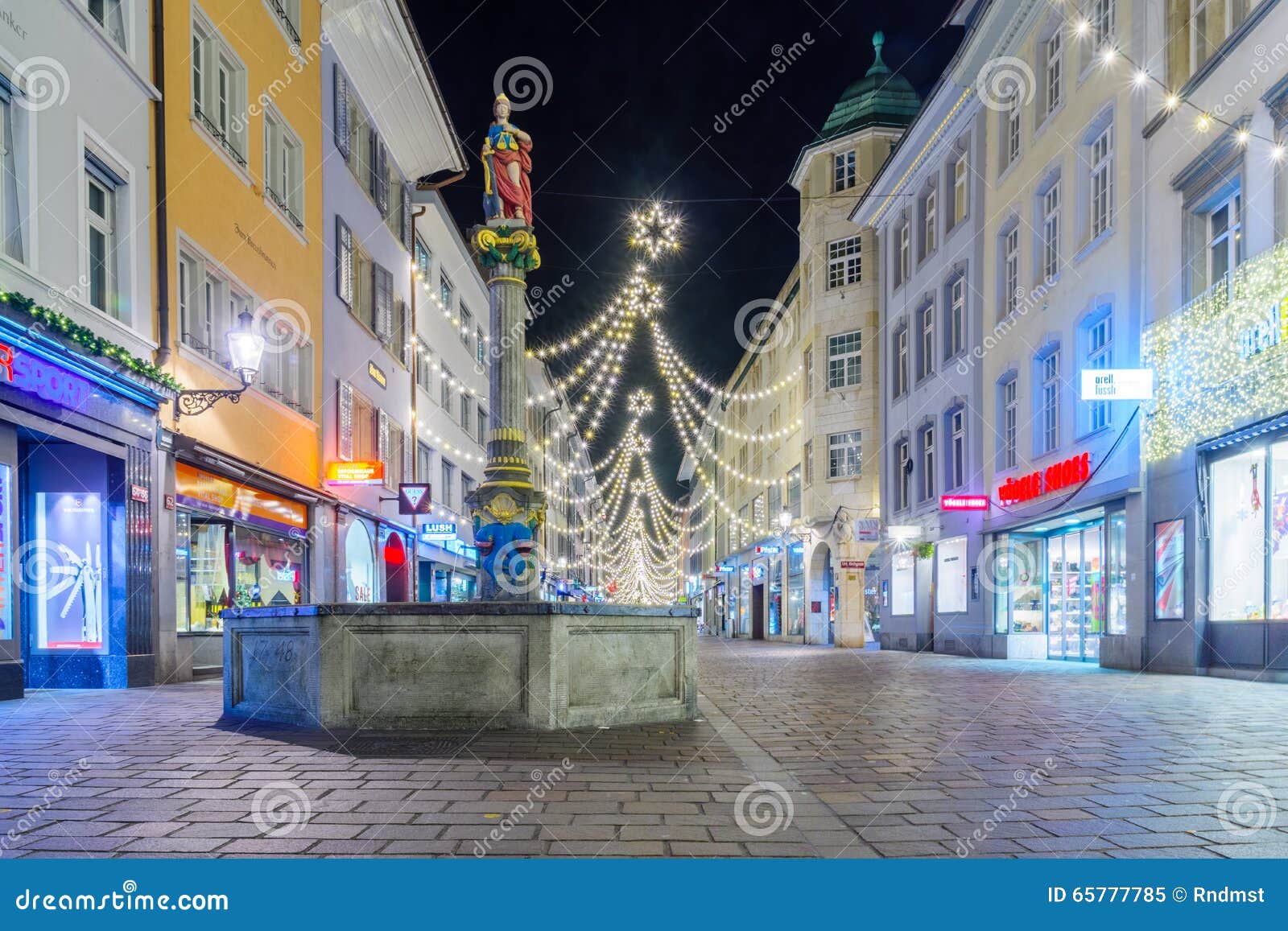 Winterthur Night Scene Stock Photos Free & RoyaltyFree Stock Photos