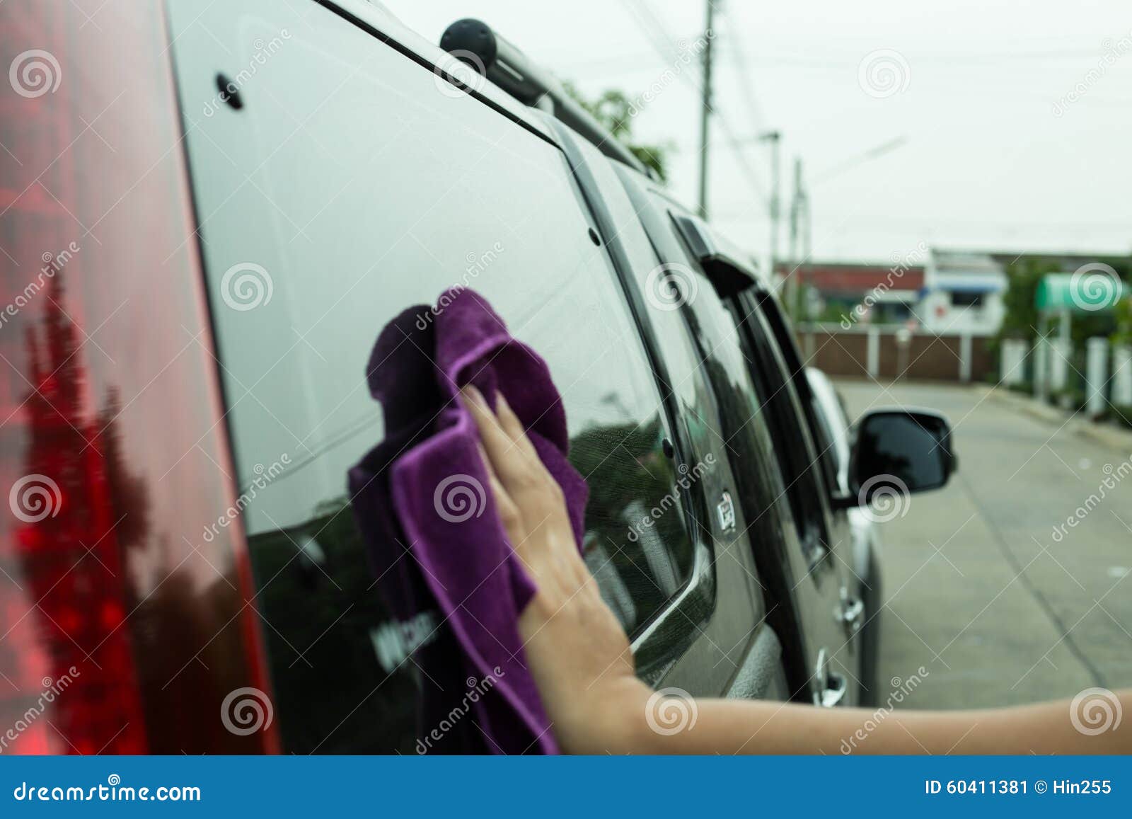 Wipe the car stock image. Image of dust, wiping, polish 60411381