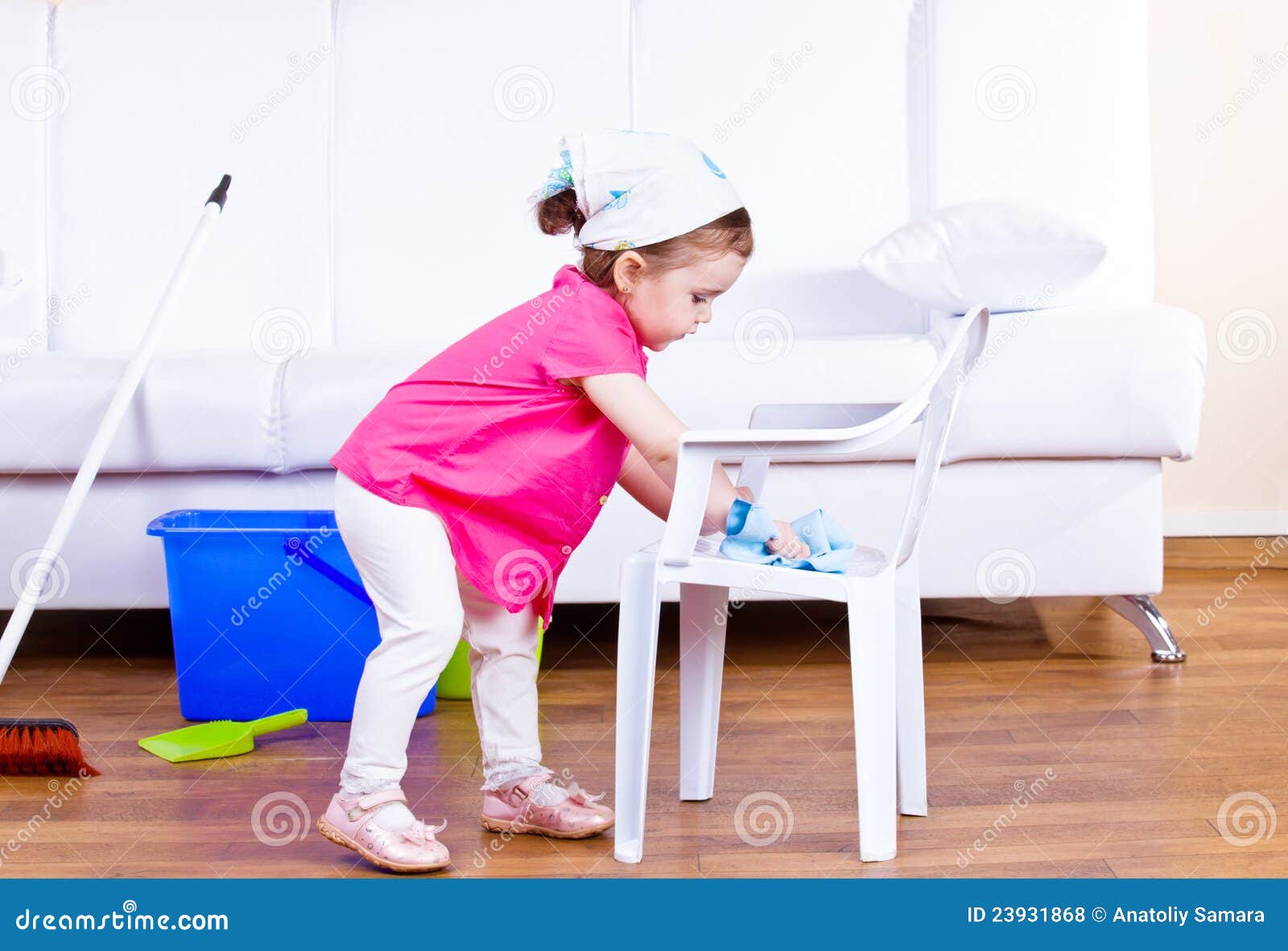 Wiping off dust stock photo. Image of playing, beautiful 23931868