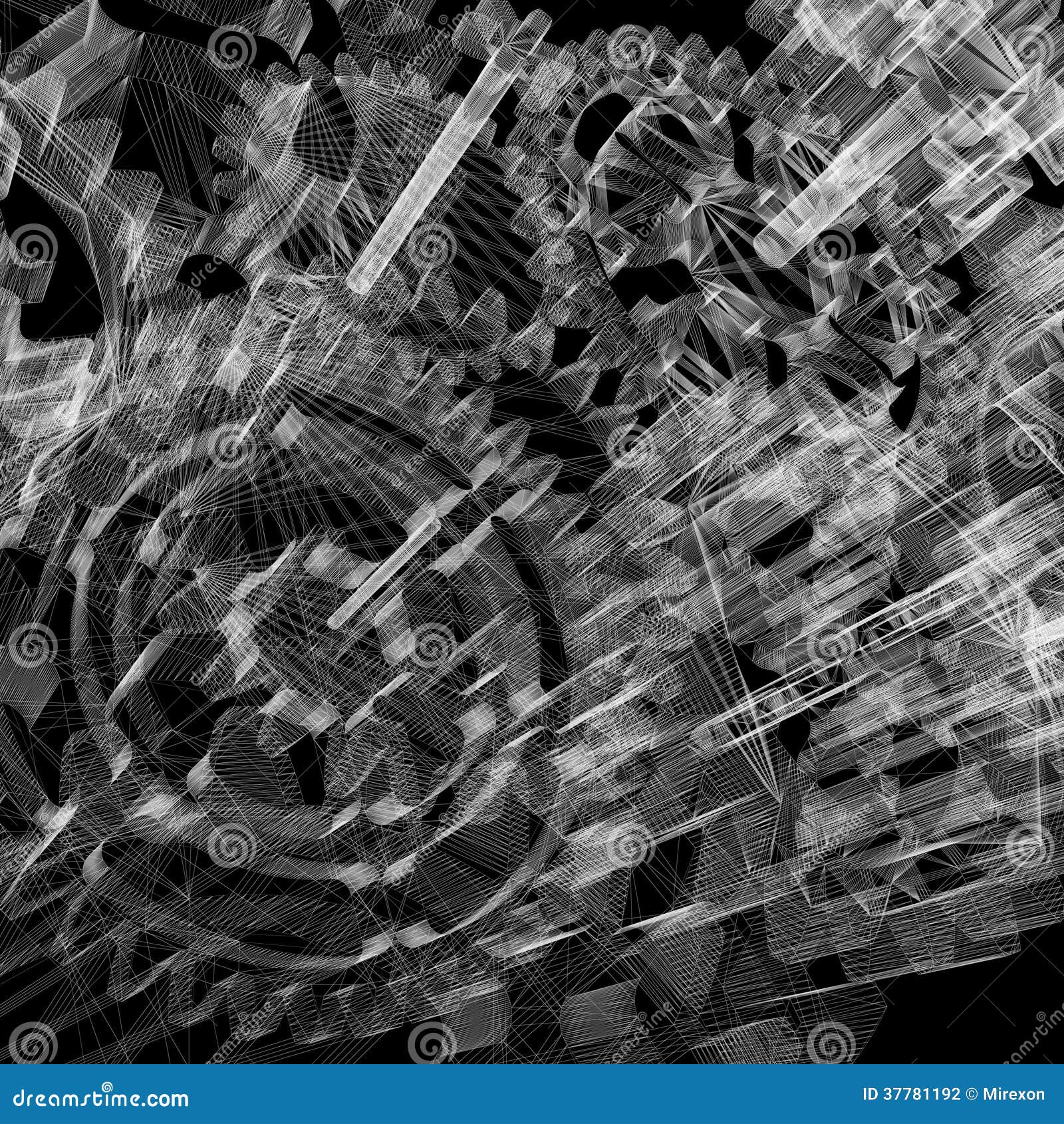 Wire mechanism gears stock illustration. Illustration of black 37781192