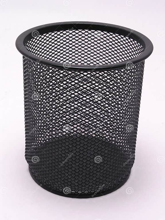 Wire Pencil Holder 1 stock image. Image of isolated, objects 1769557