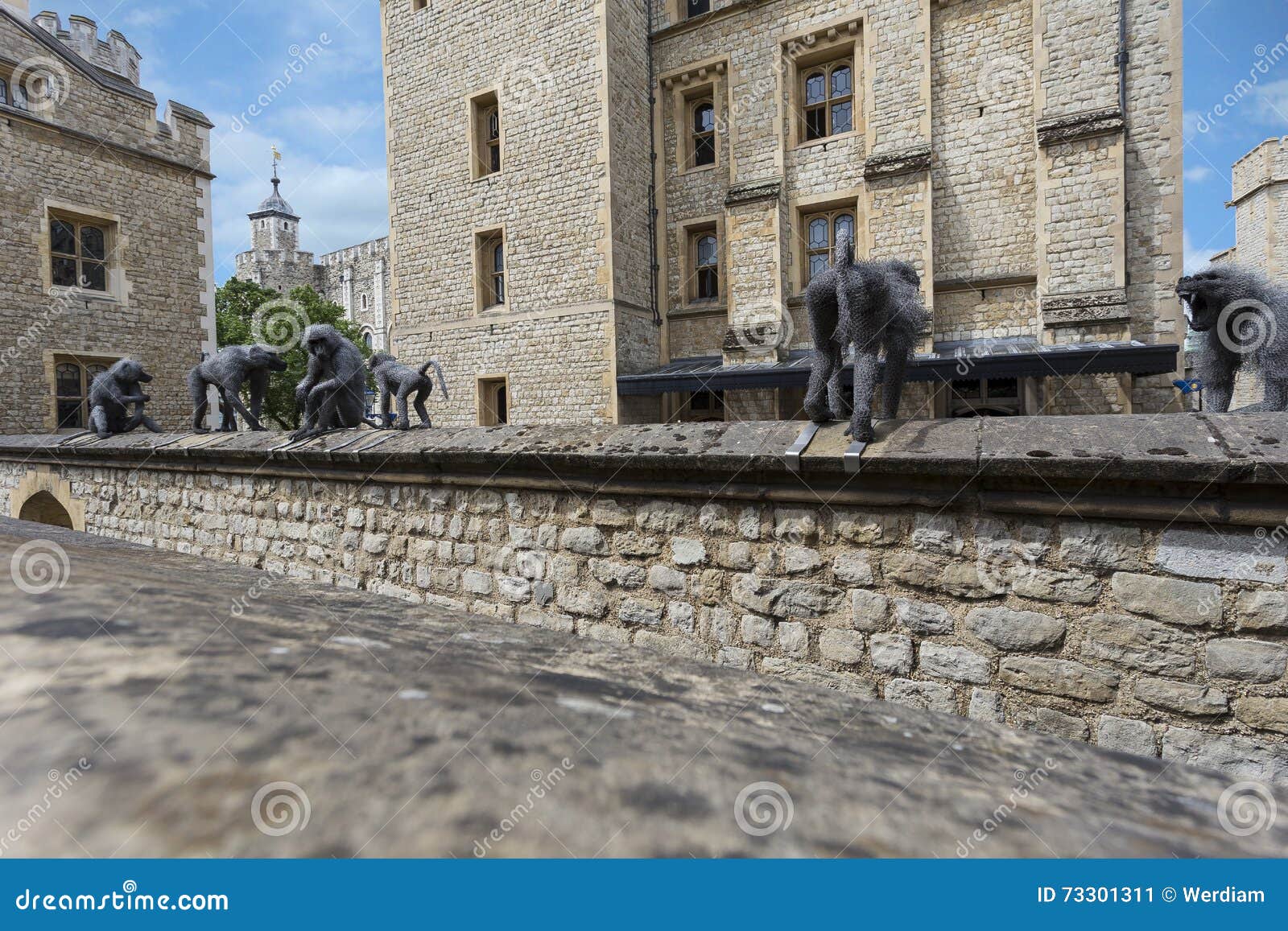 Wire Sculptures at the Tower of London Editorial Photo - Image of