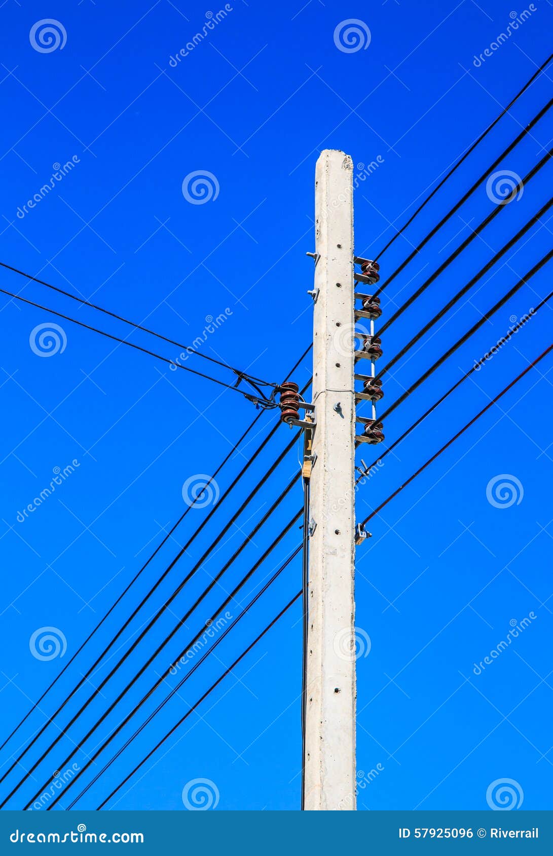 Wire for street light stock photo. Image of infrastructure 57925096
