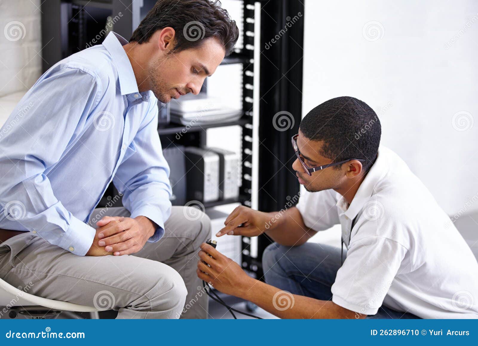 This is the Wire Were Looking for. a Young it Specialist Ready To Fix a