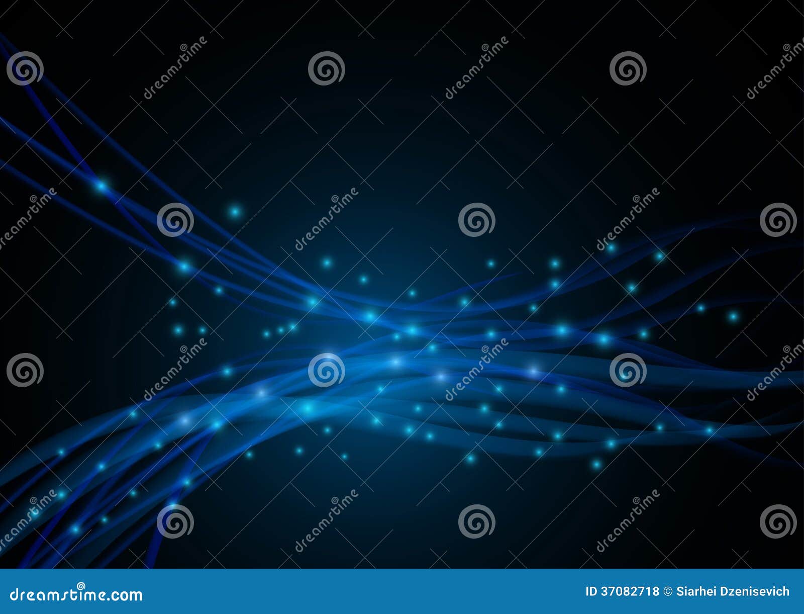 Wired Background - Blue Energy Stock Vector - Illustration of