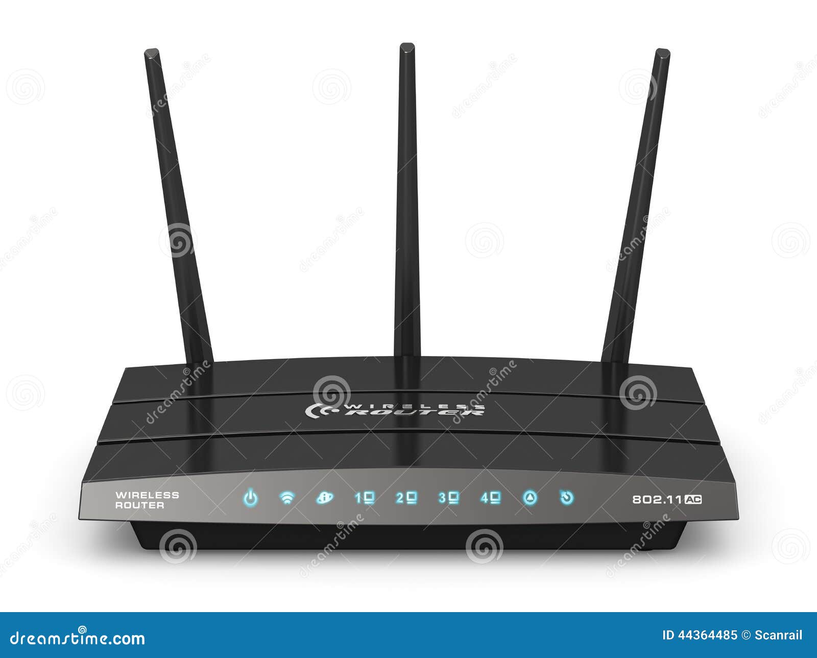 Wireless Internet Router Stock Illustration - Image: 44364485