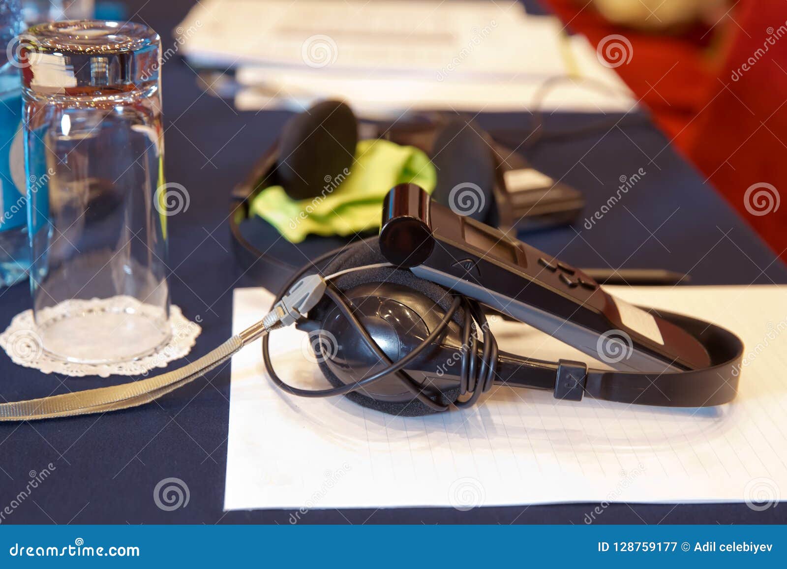 wireless multy language headphones . headphones used for simultaneous translation equipment simultaneous interpretation equipment