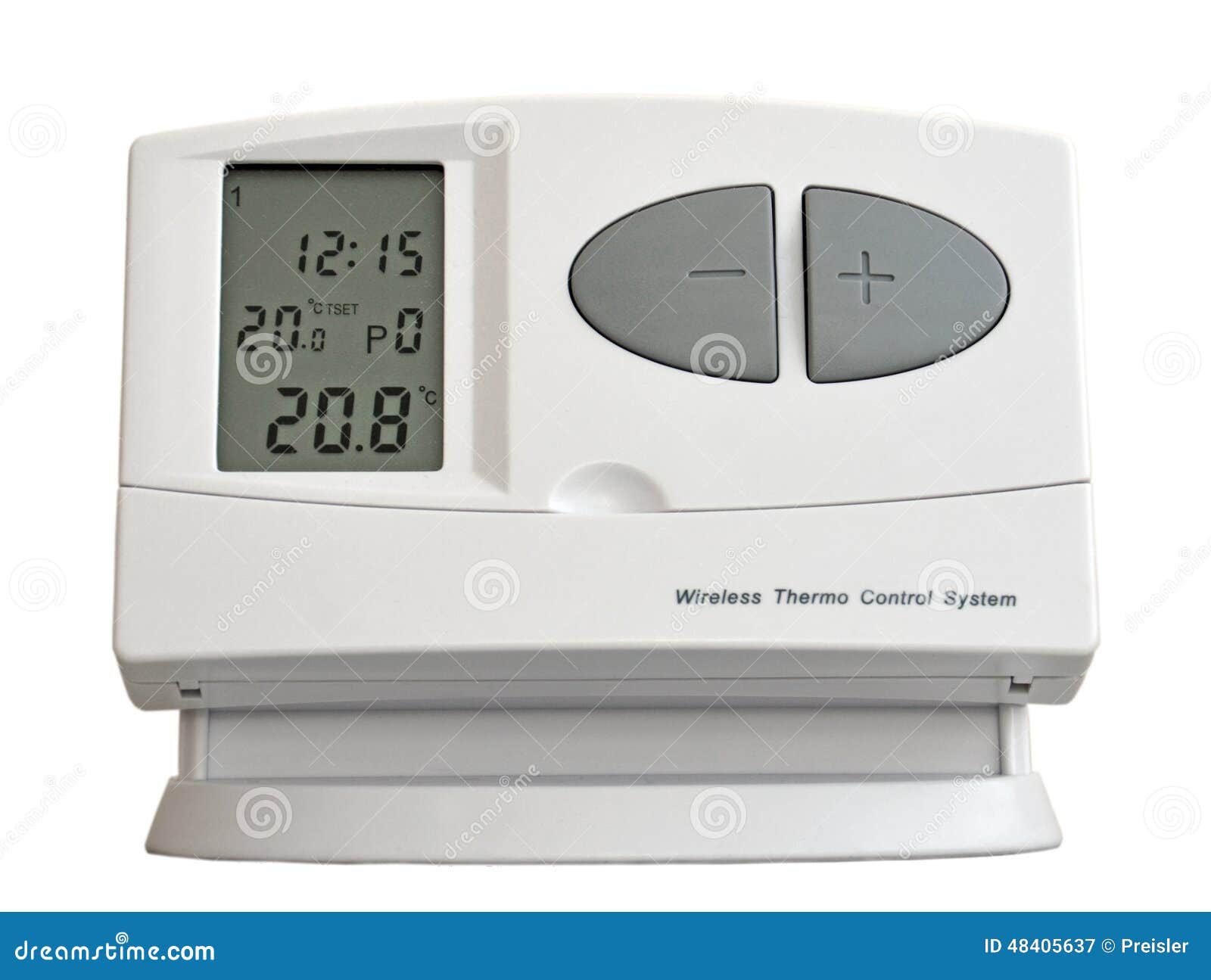Wireless Thermo Control System Wireless Thermo Control System Stock Image - Image of system, button
