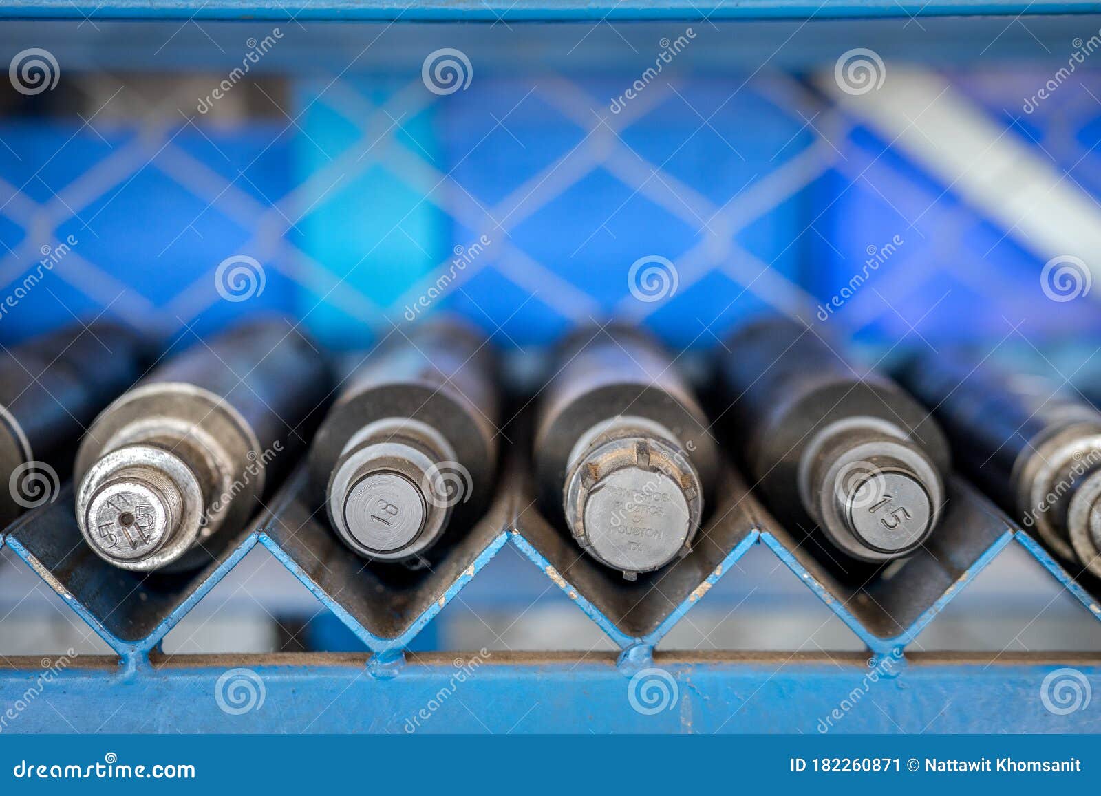 Tool Storage for Oil and Gas Operation. Stock Image - Image of operation,  place: 182260871