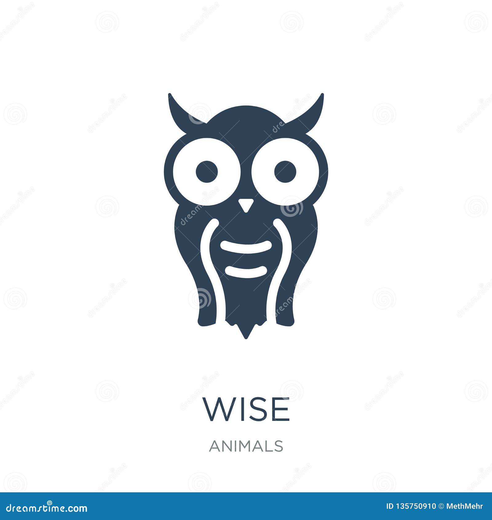 wise icon in trendy  style. wise icon  on white background. wise  icon simple and modern flat  for web