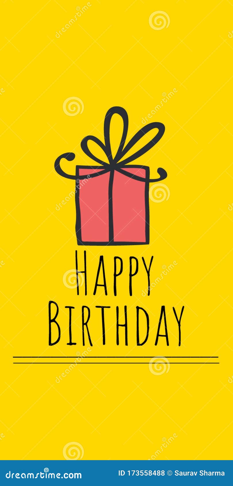 Wishing Happy Birthday Cards Images with Yellow Background Stock  Illustration - Illustration of birthday, wishing: 173558488