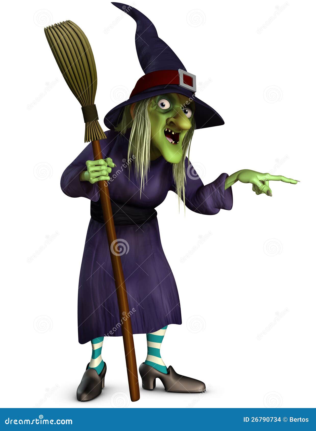 witch on a broom