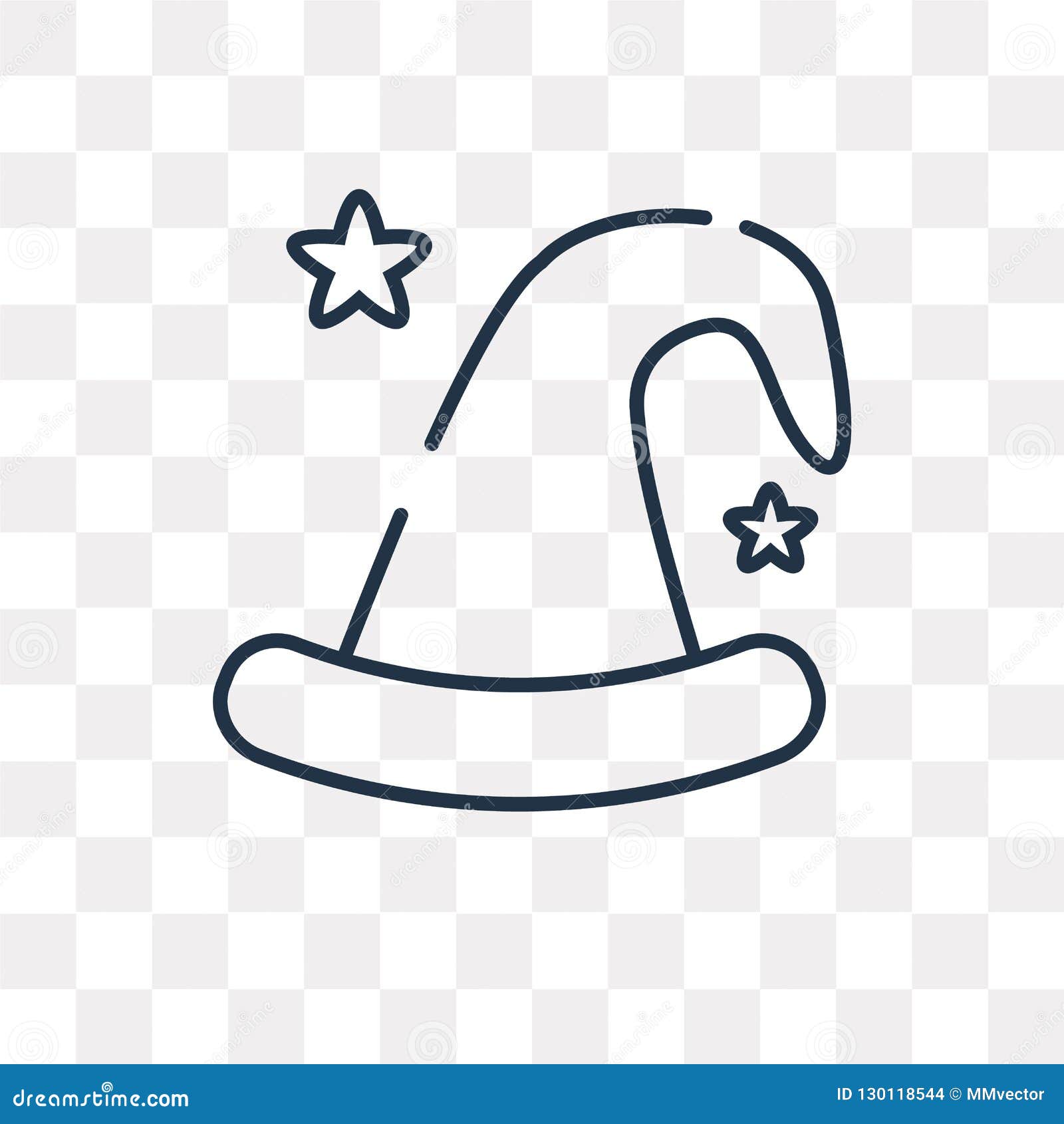 Witch Hat Vector Icon Isolated on Transparent Background, Linear Stock Vector - Illustration of object, wizard: 130118544 Witch Hat Vector Icon Isolated on Transparent Background, Linear Stock Vector - Illustration of object, wizard: 130118544