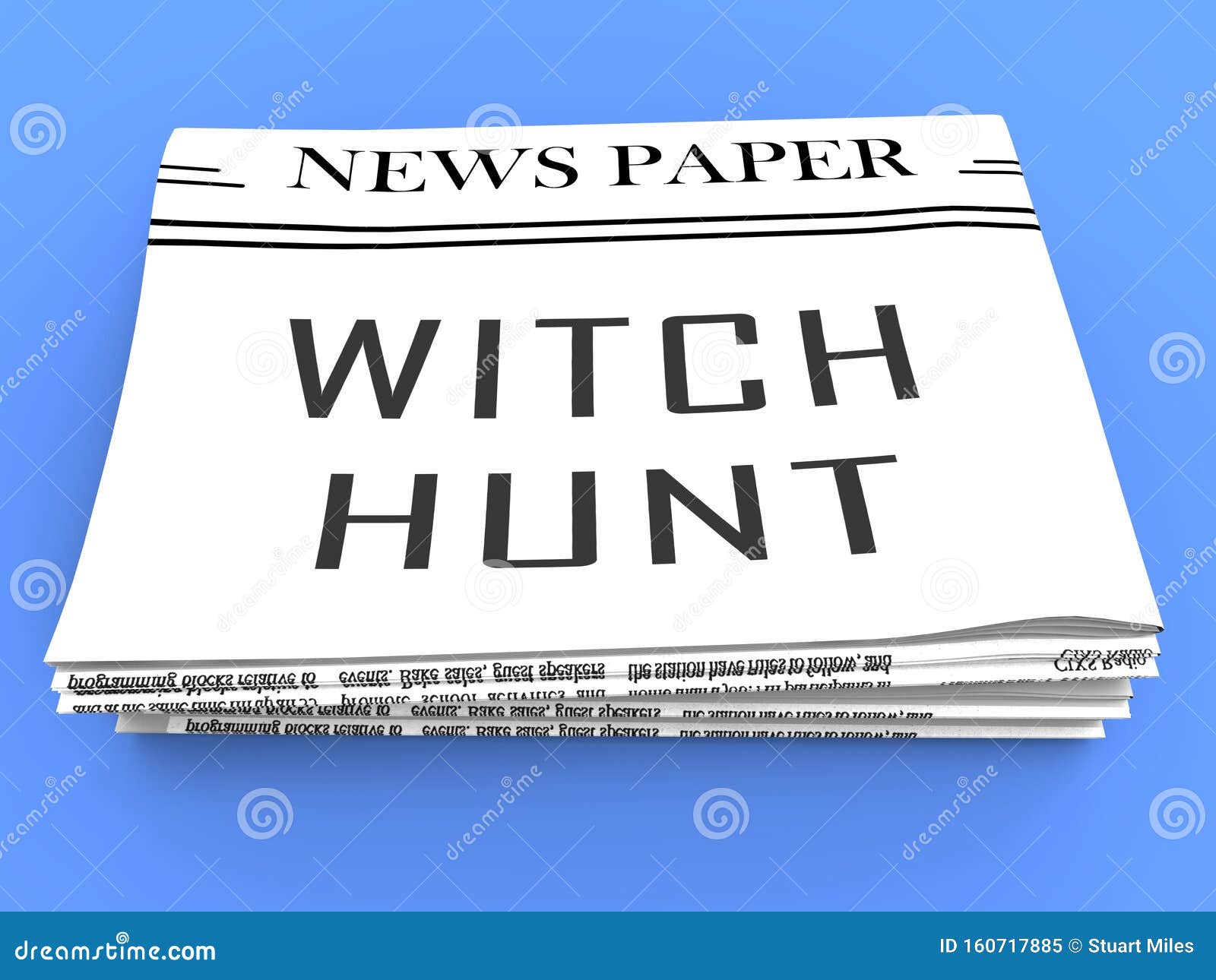 witch hunt newspaper meaning harassment or bullying to threaten or persecute 3d 