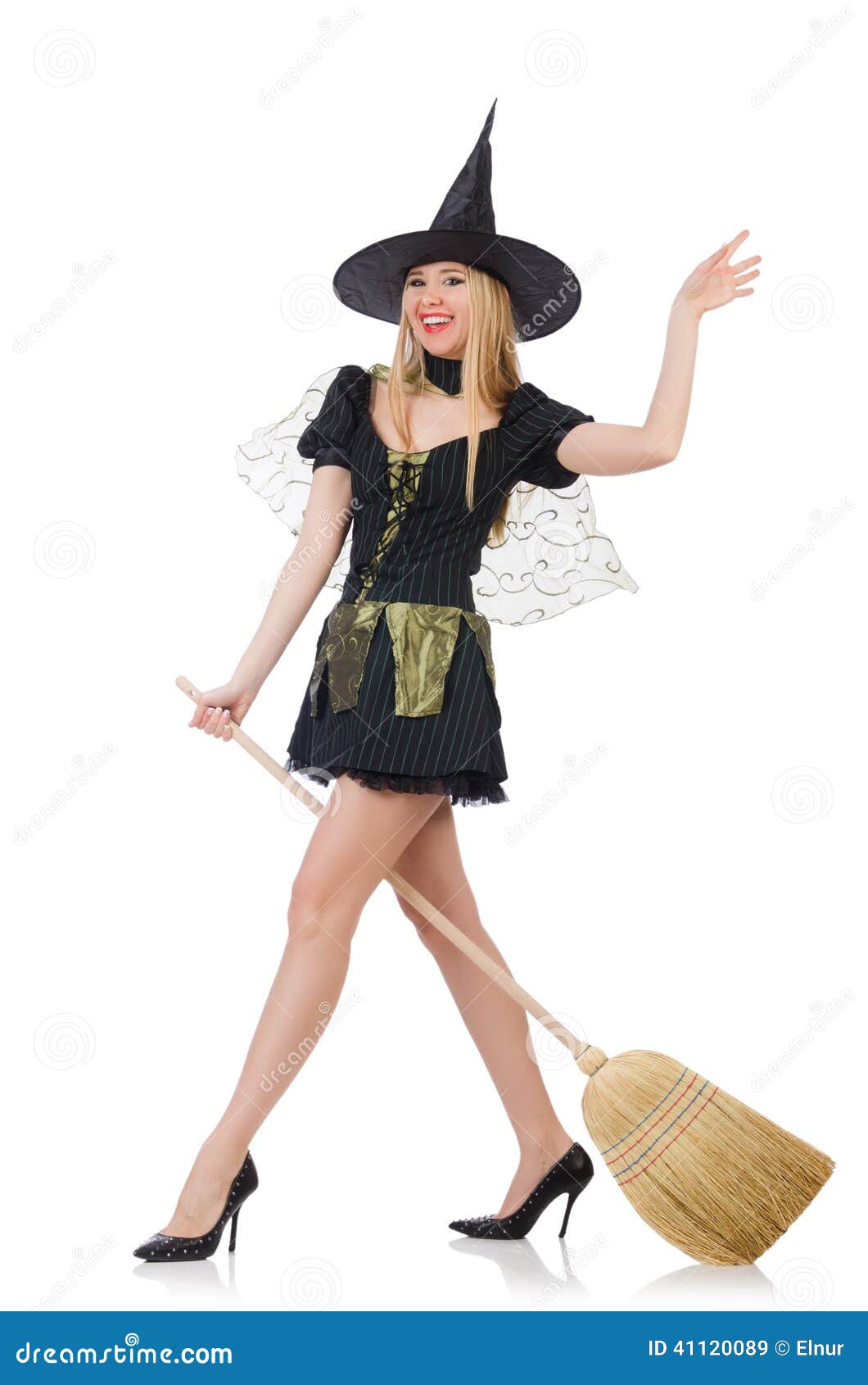Witch isolated stock image. Image of beautiful, person - 41120089