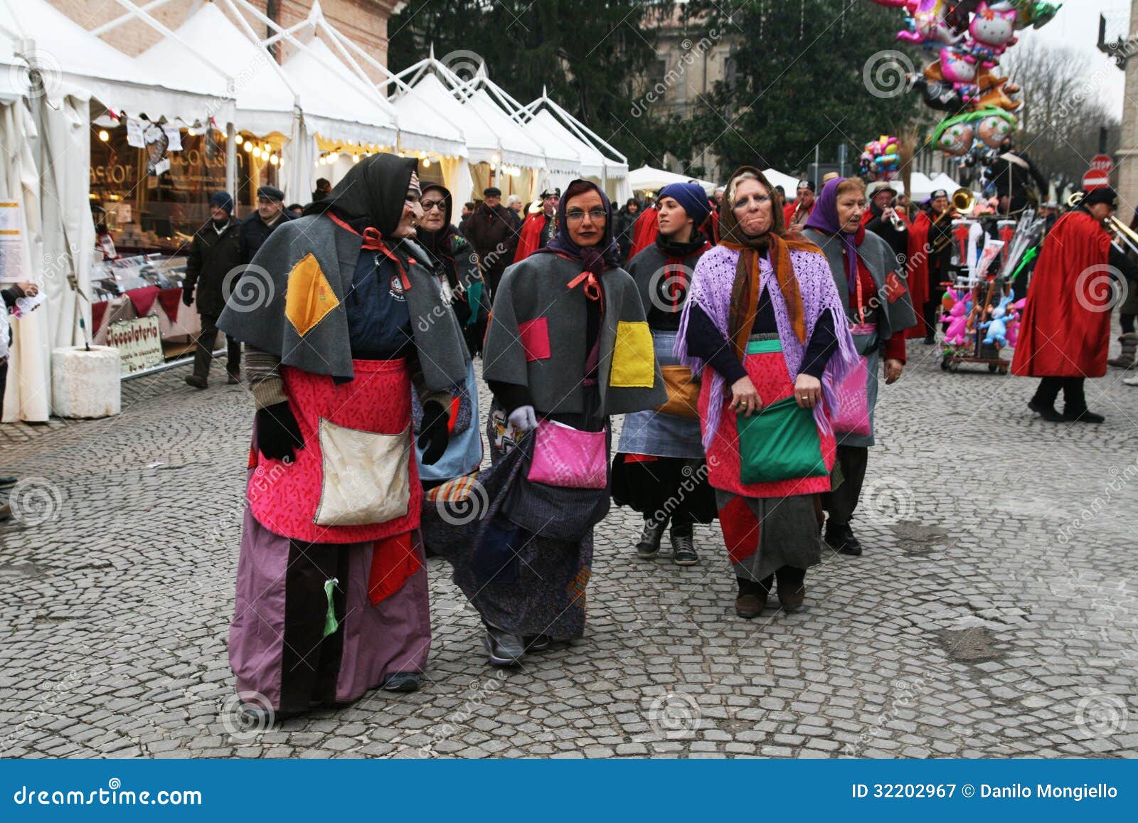 Befana festival in Urbania - Epiphany in Italy 