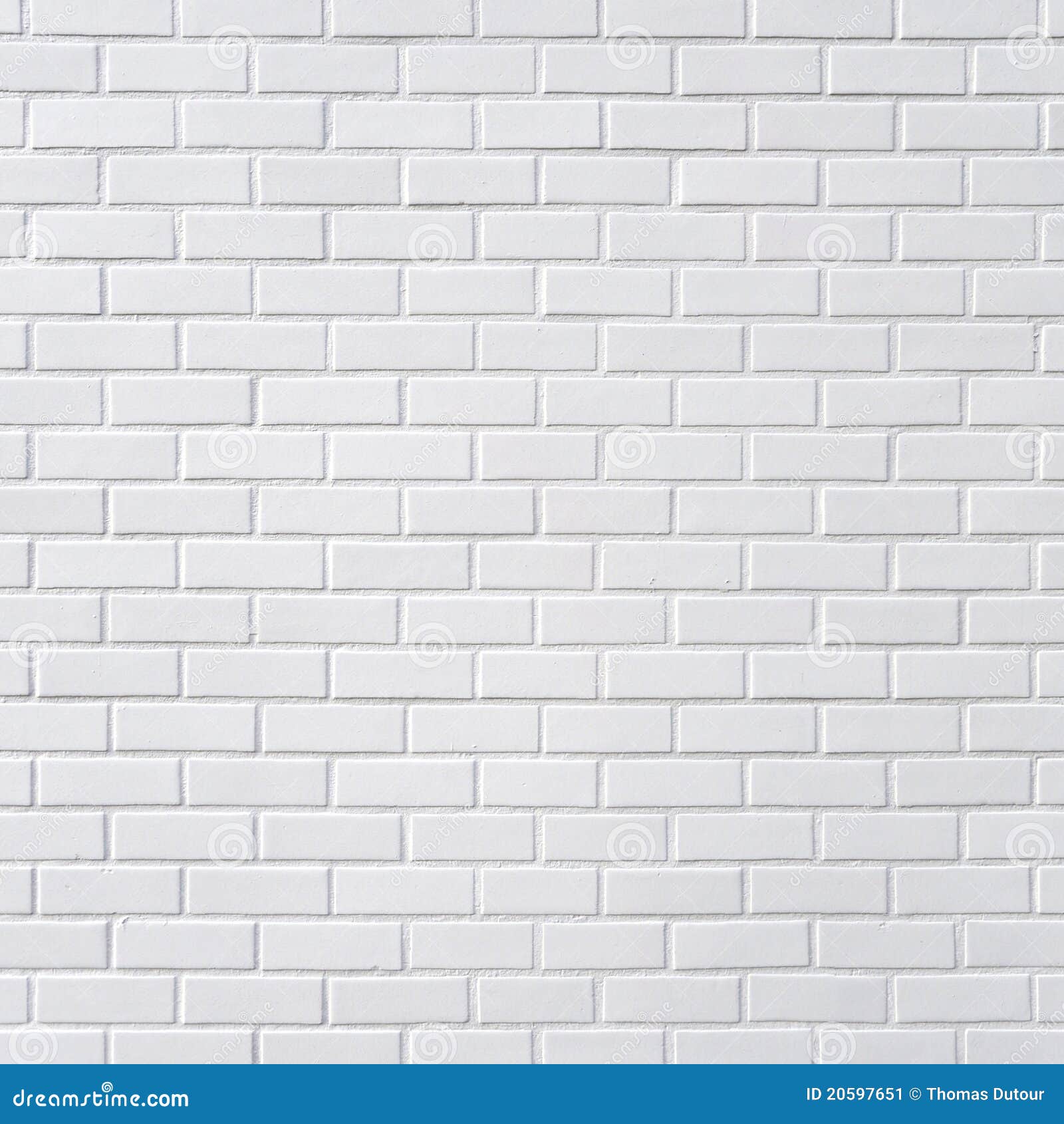 Welp Witte bakstenen muur stock afbeelding. Afbeelding bestaande uit ME-87
