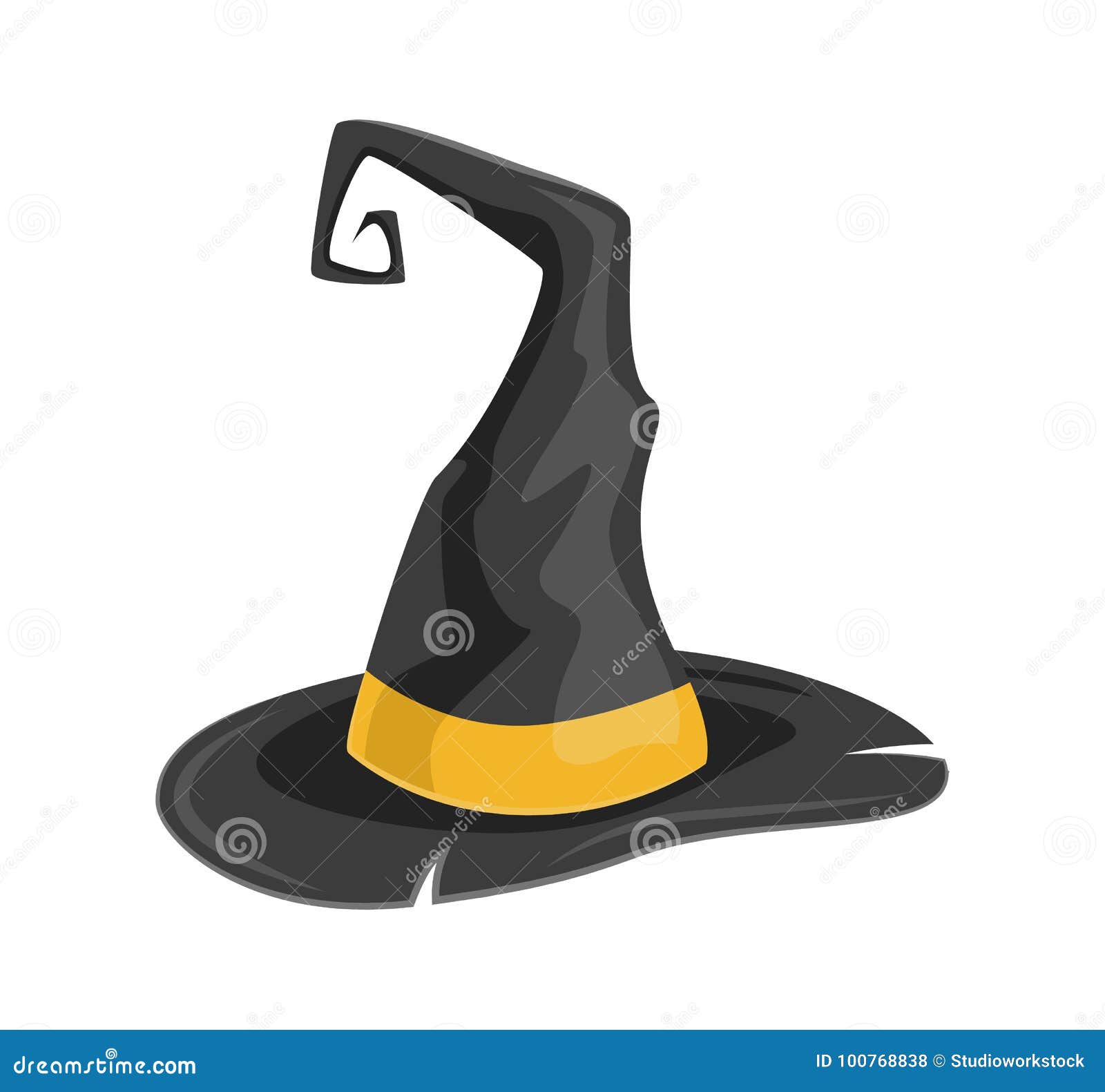 Wizard Hat Isolated Vector Icon Stock Vector - Illustration of