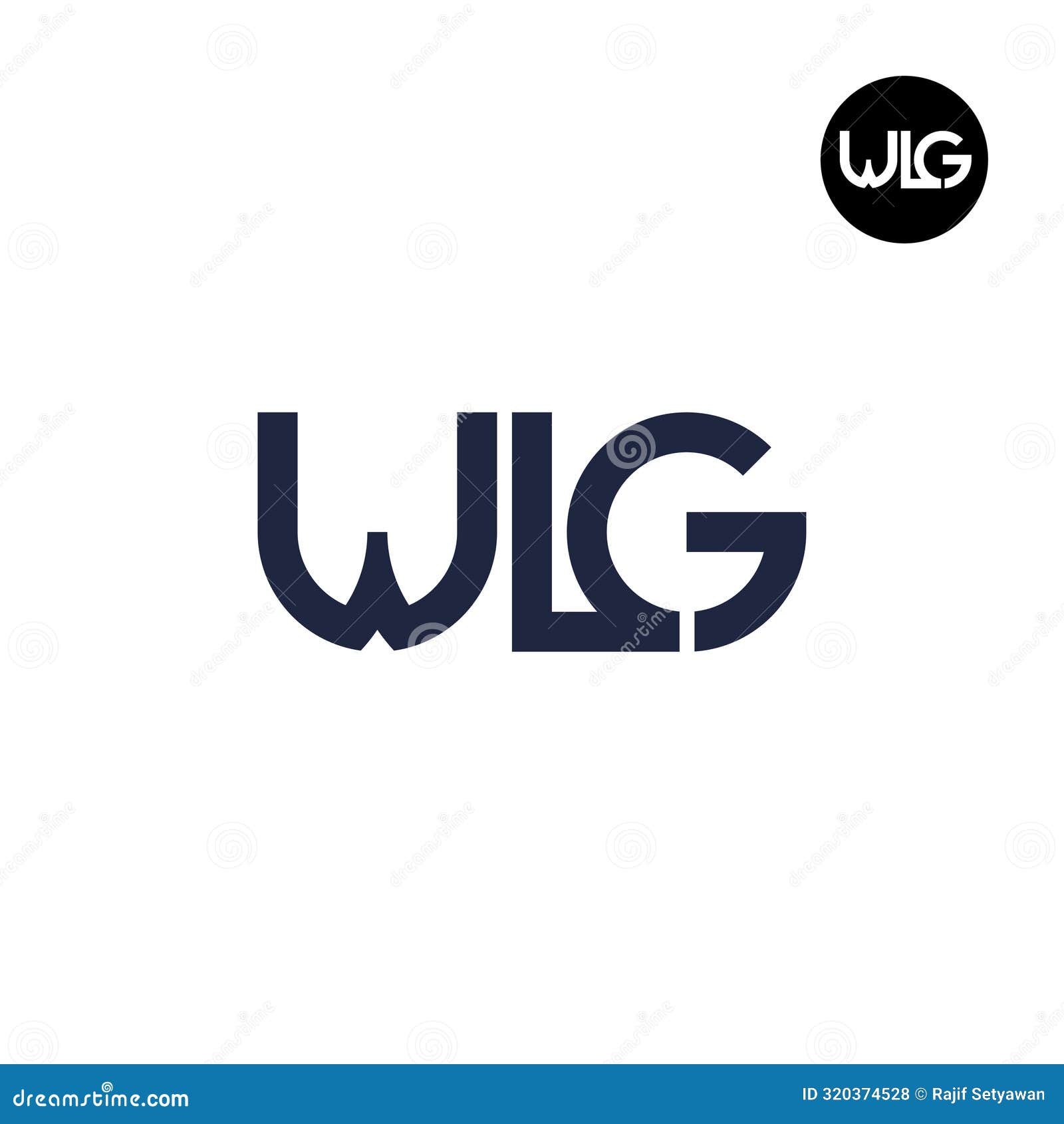 wlg logo letter monogram  initials