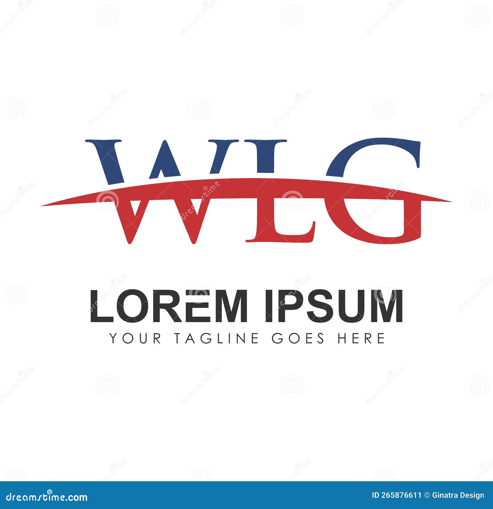 wlg monogram logo initial letters