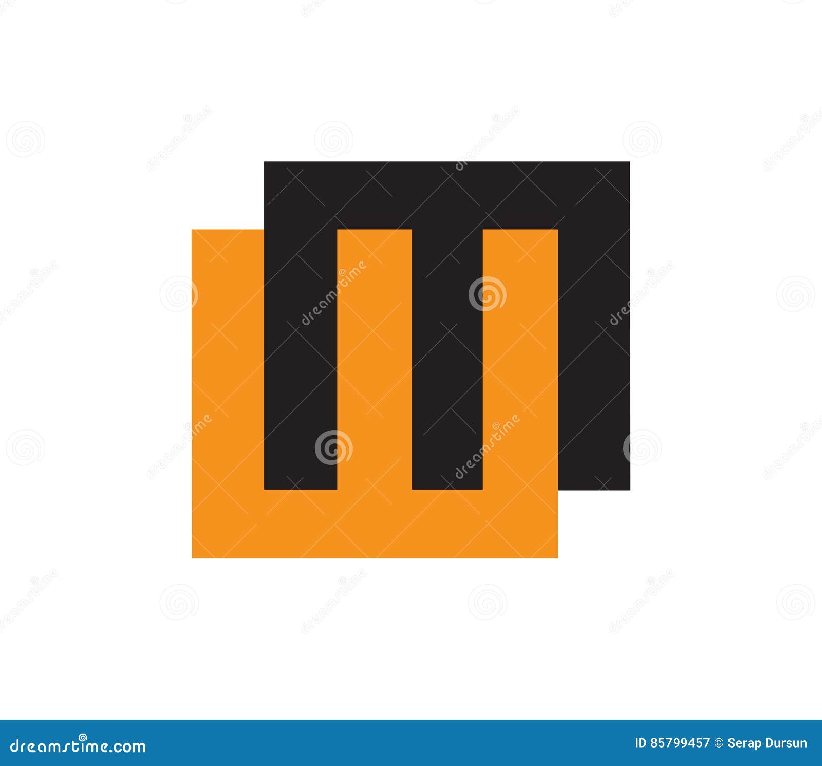 WM Logo Design Concept stock vector. Illustration of lowercase - 85799457