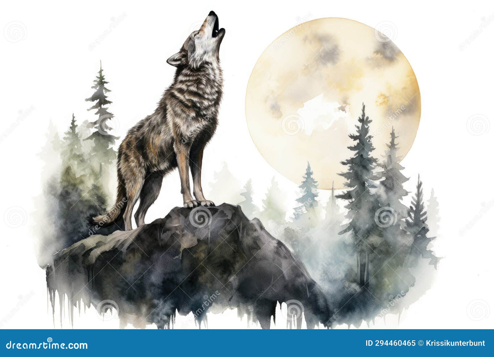 130+ Drawing Of Wolf Howling Moon Stock Illustrations, Royalty-Free Vector  Graphics & Clip Art - iStock