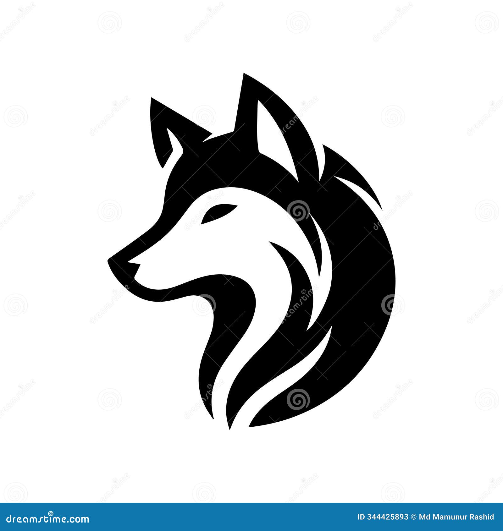 wolf logo  unique wolf logo 