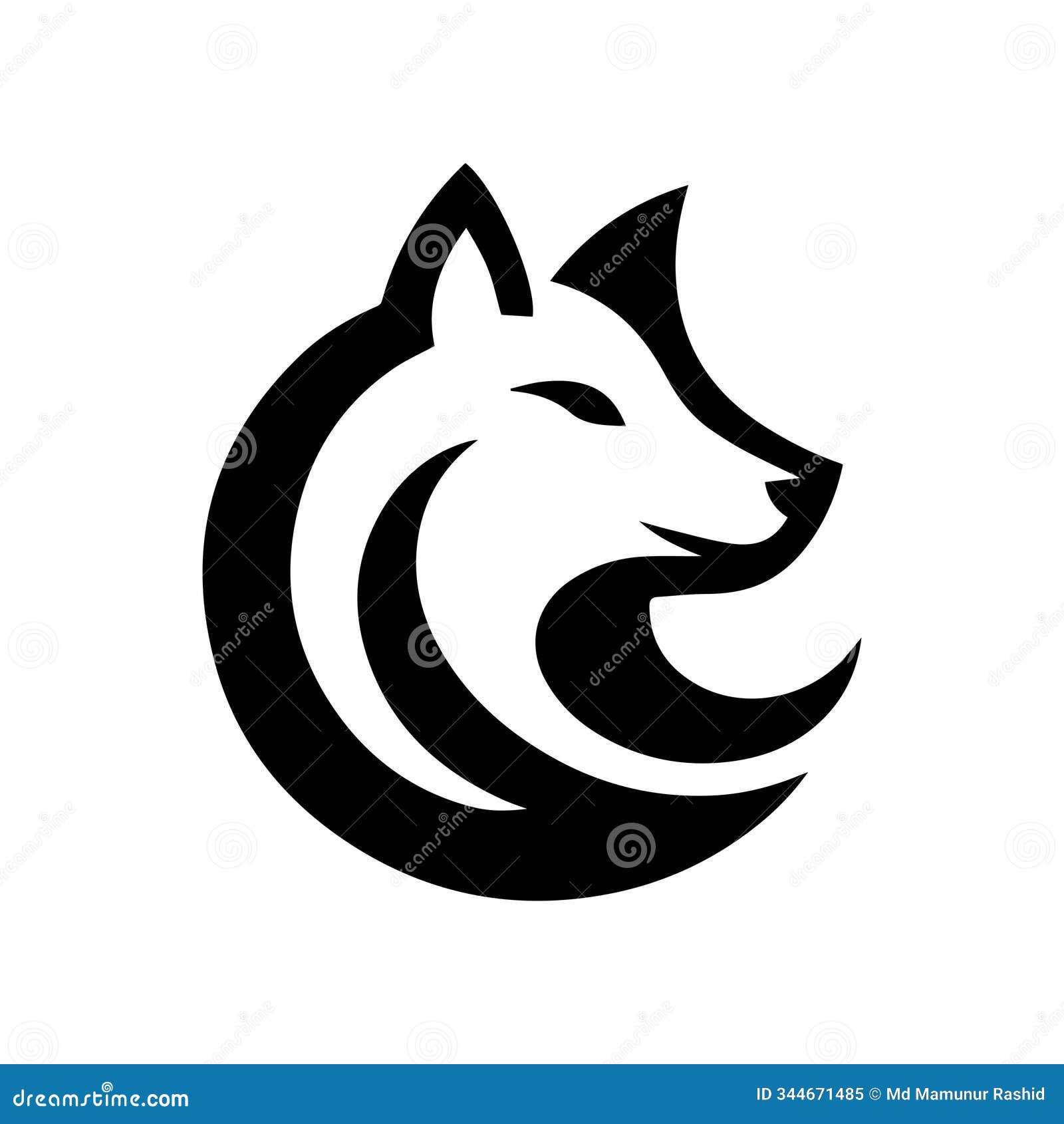 wolf logo  unique wolf logo 