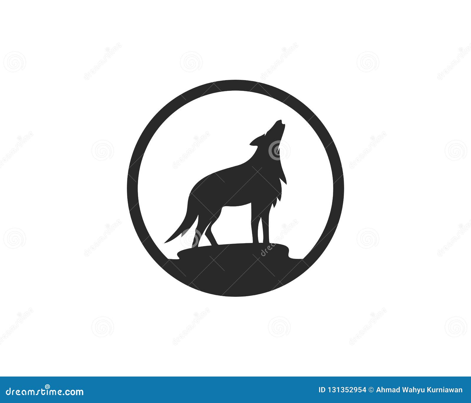 Wolf Logo Vector Stock Vector Illustration Of Design
