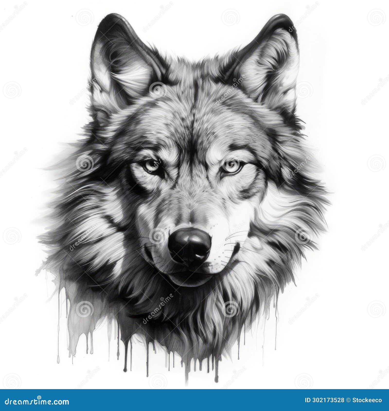 Watercolor portrait of two of wolves tattoo on shoulder | Animal tattoos, Wolf  tattoo, Wolf tattoos