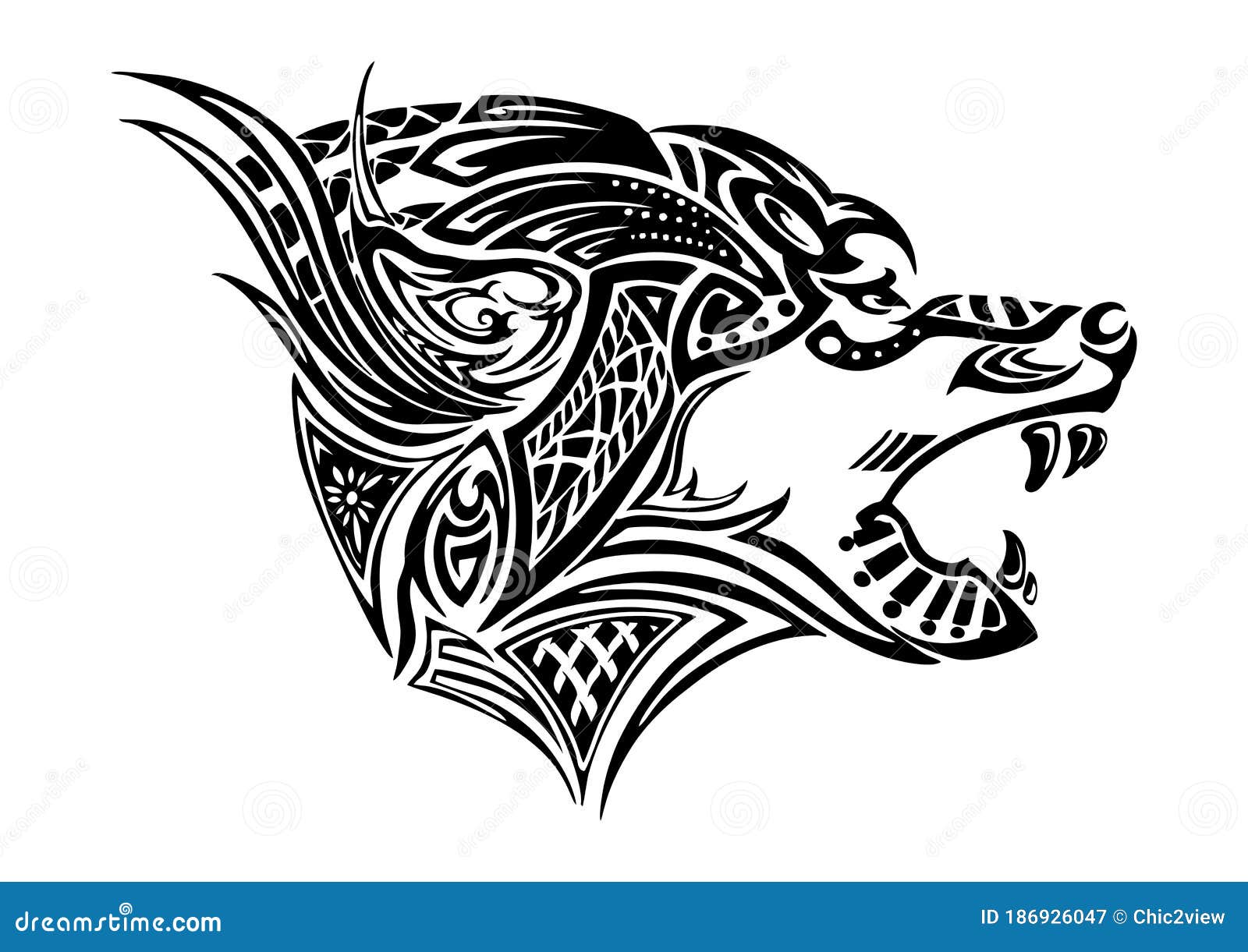 Wolf Side Head Design for Viking Celtic Illustration Motive Tattoo W Stock Illustration - Illustration of nature, design: 186926047 Wolf Side Head Design for Viking Celtic Illustration Motive Tattoo W Stock Illustration - Illustration of nature, design: 186926047