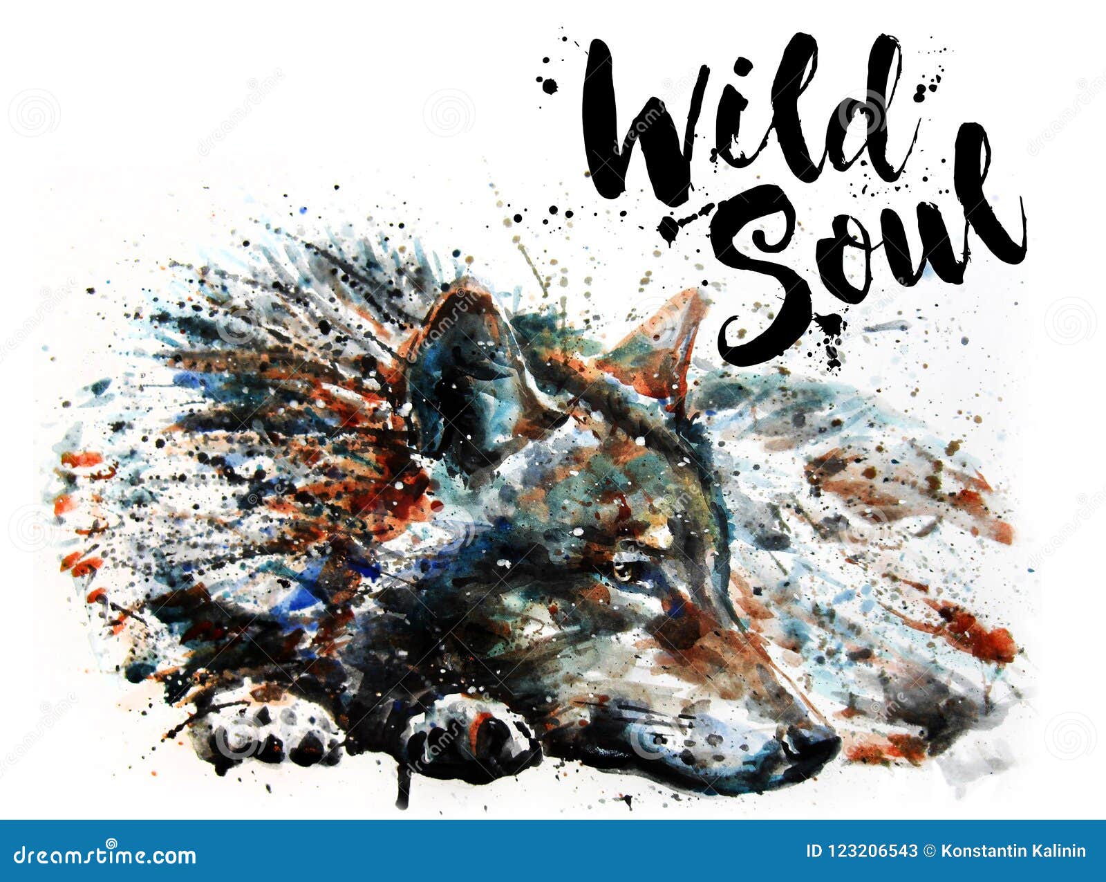 Lion Watercolour Sweatshirt Wild Africa Big Cat Savage Nature Animal King Sweat 