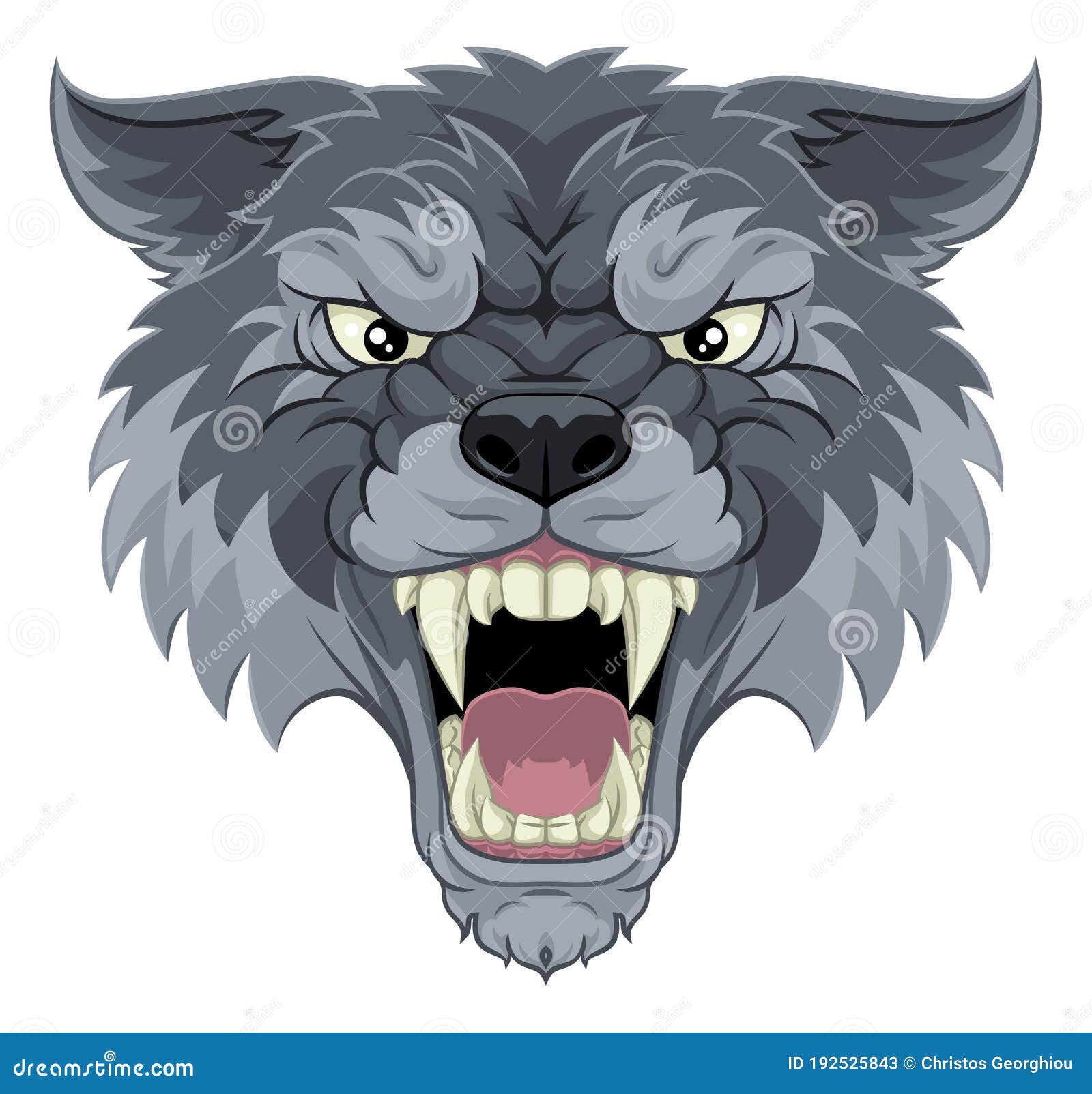 Wolf or Werewolf Monster Scary Dog Angry Mascot Stock Vector - Illustration of cartoon, scary: 192525843 Wolf or Werewolf Monster Scary Dog Angry Mascot Stock Vector - Illustration of cartoon, scary: 192525843
