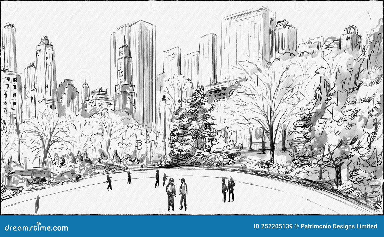 Central Park coloring page  Free Printable Coloring Pages