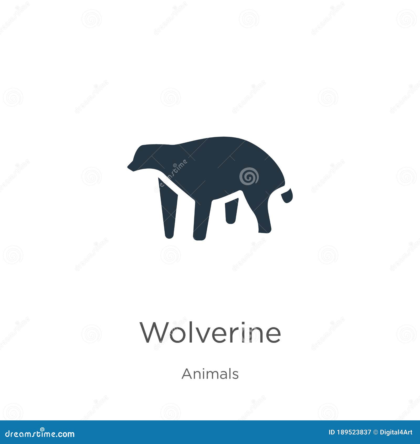 Download Wolverine Icon Vector. Trendy Flat Wolverine Icon From ...