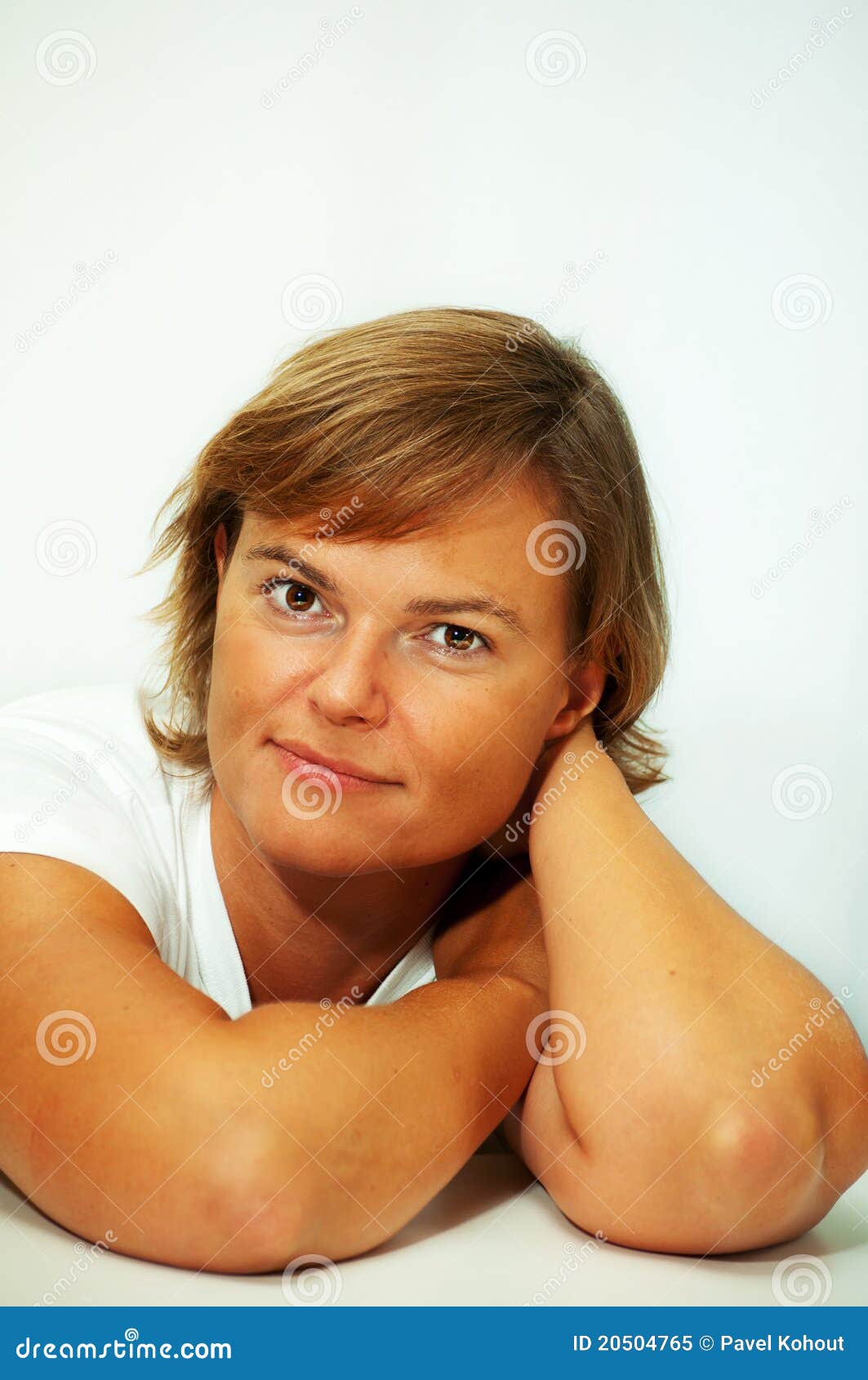 Woman stock image. Image of caucasian, fresh, eyes, beautiful - 20504765