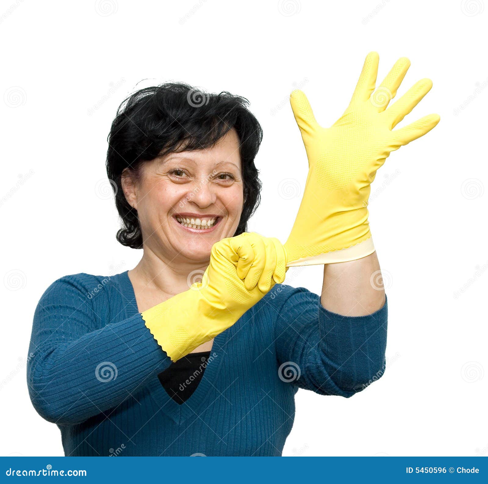 Woman stock photo. Image of cleaning, gloves, filthy, dirt 5450596