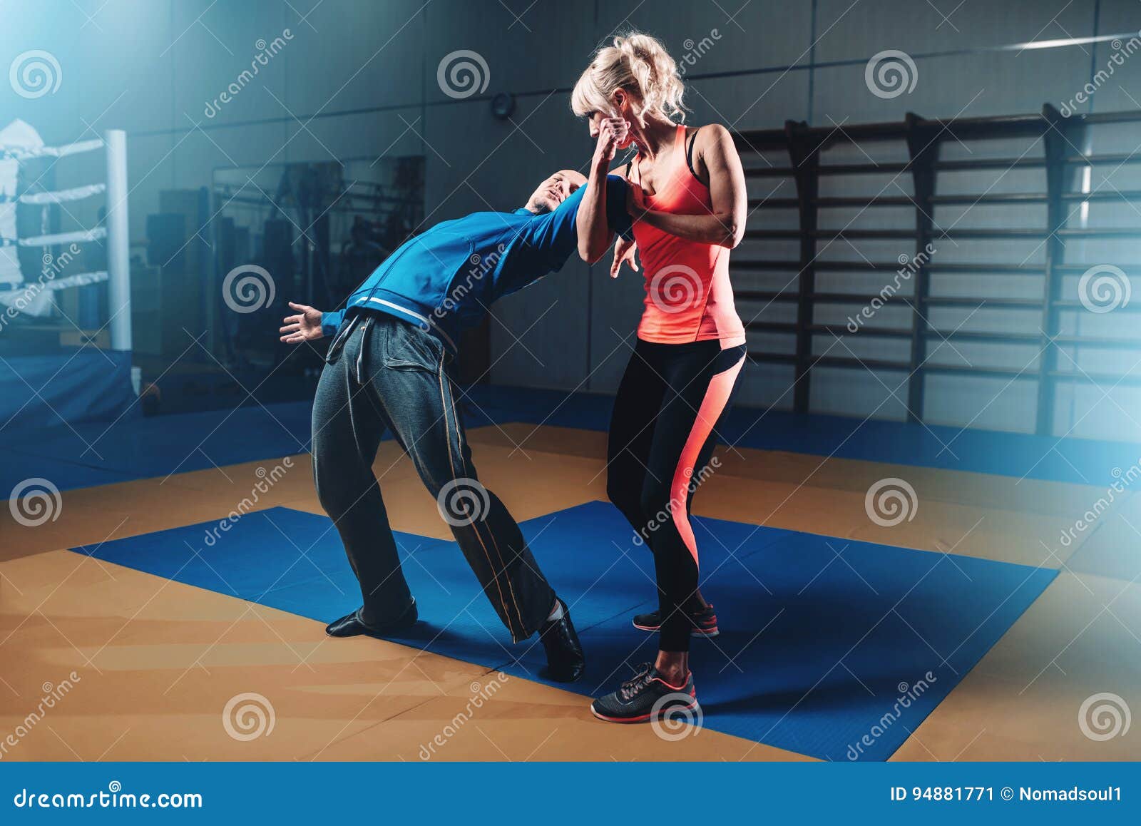 Woman In Actoin On Self Defense Training Stock Image Image Of Boxing Pretty Woman In Actoin On Self Defense Training Stock Image Image Of Boxing Pretty