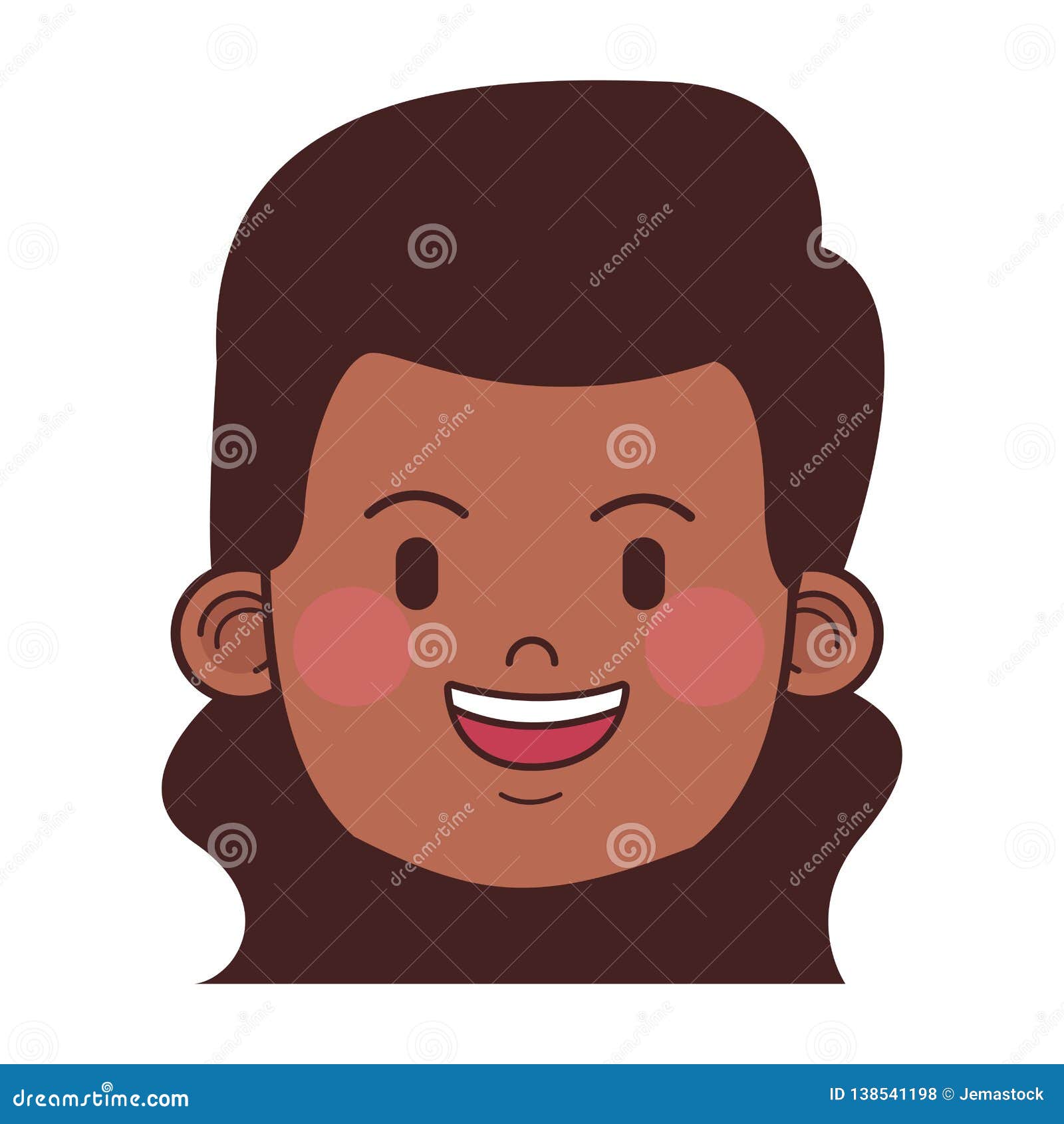 Woman afroamerican avatar stock vector. Illustration of collection ...