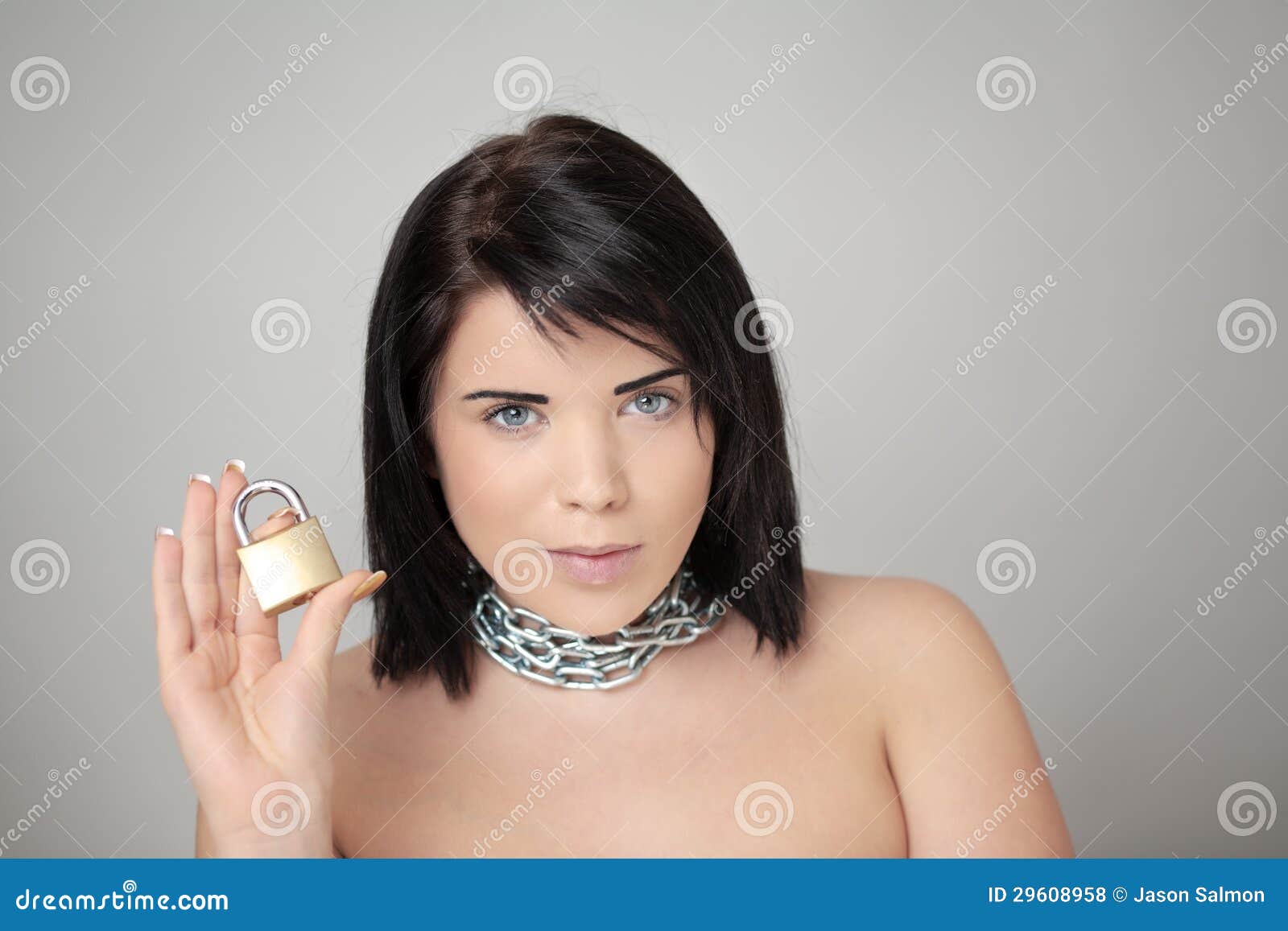 Woman all tied up stock photo. Image of female, bind 29608958
